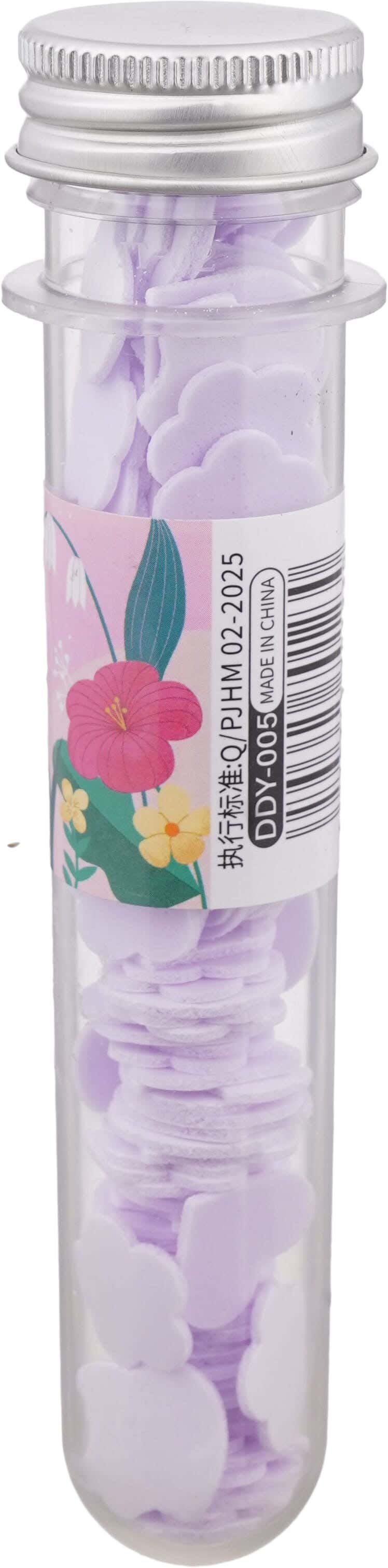 Paper Soap Box Flower Shaped, 100 Pieces - Mauve