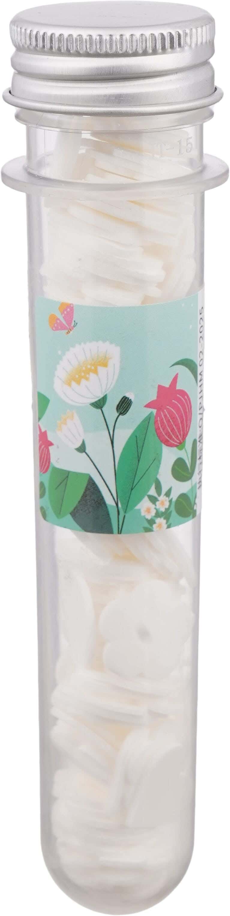 Paper Soap Box Flower Shaped, 100 Pieces - White