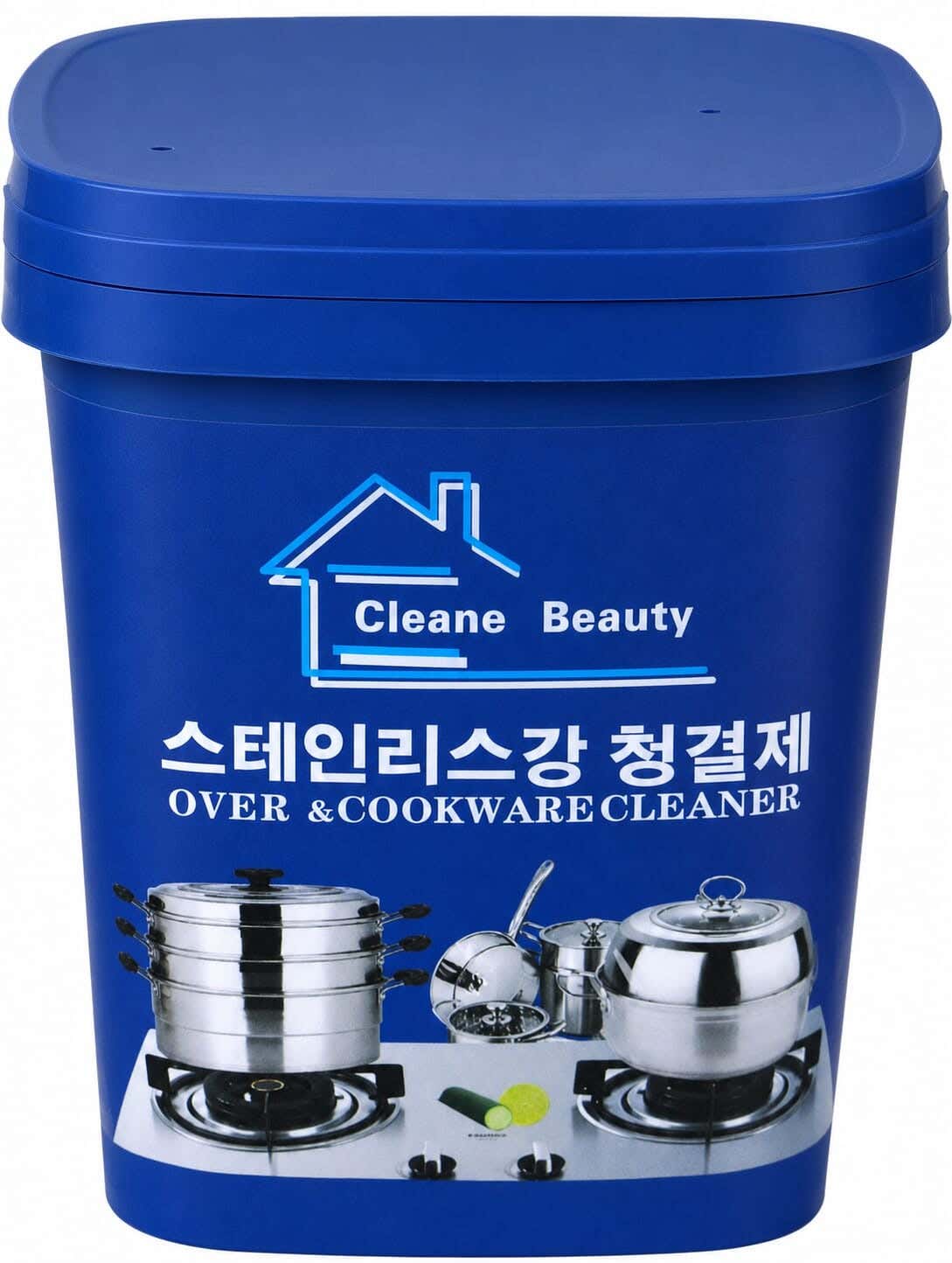 Stain Remover Paste Multi-Purpose, Dishware and Stove Cleaner, 250 ml - Blue