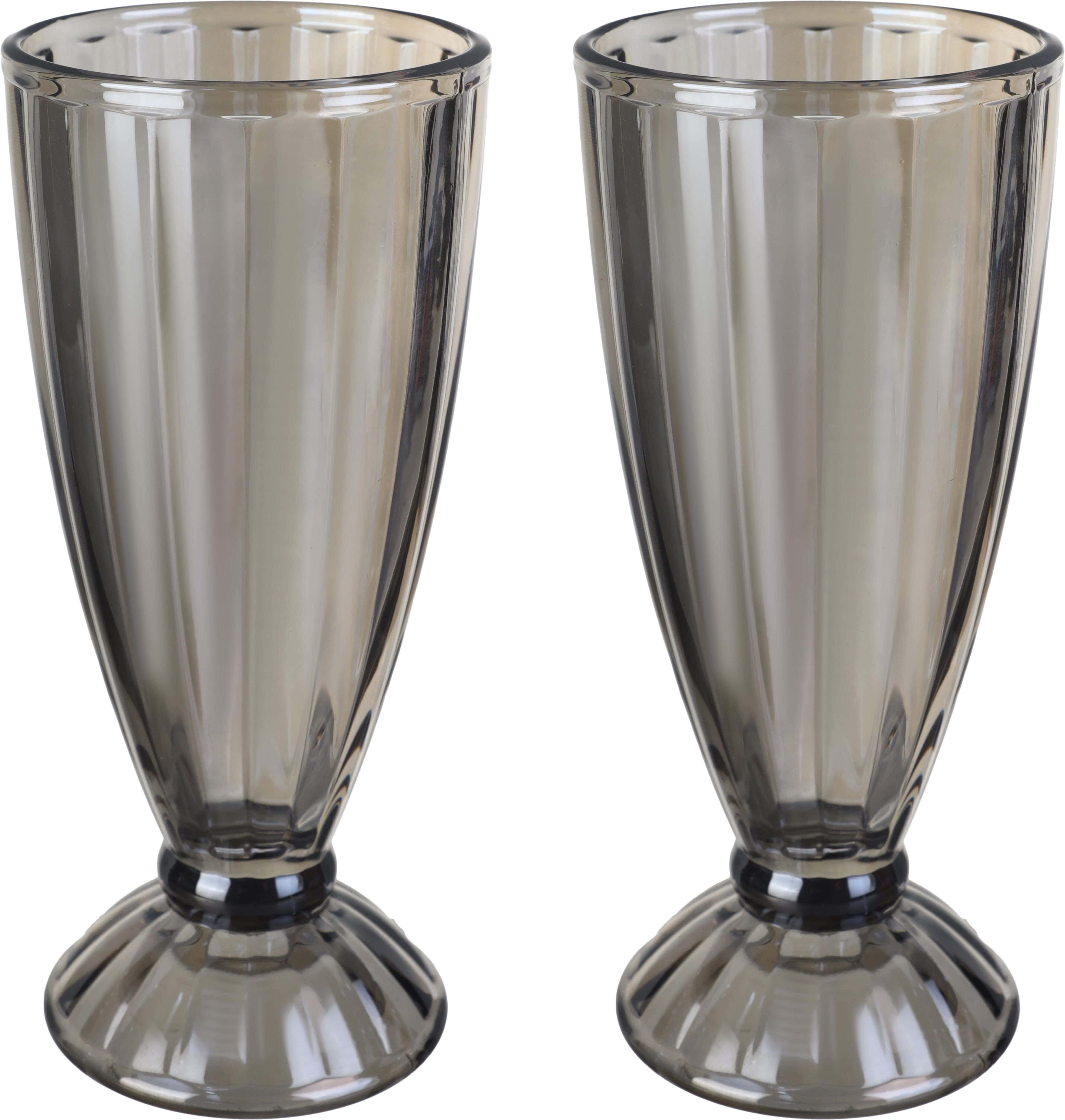 Glasses Set, 2 pieces, 360 ml - Black