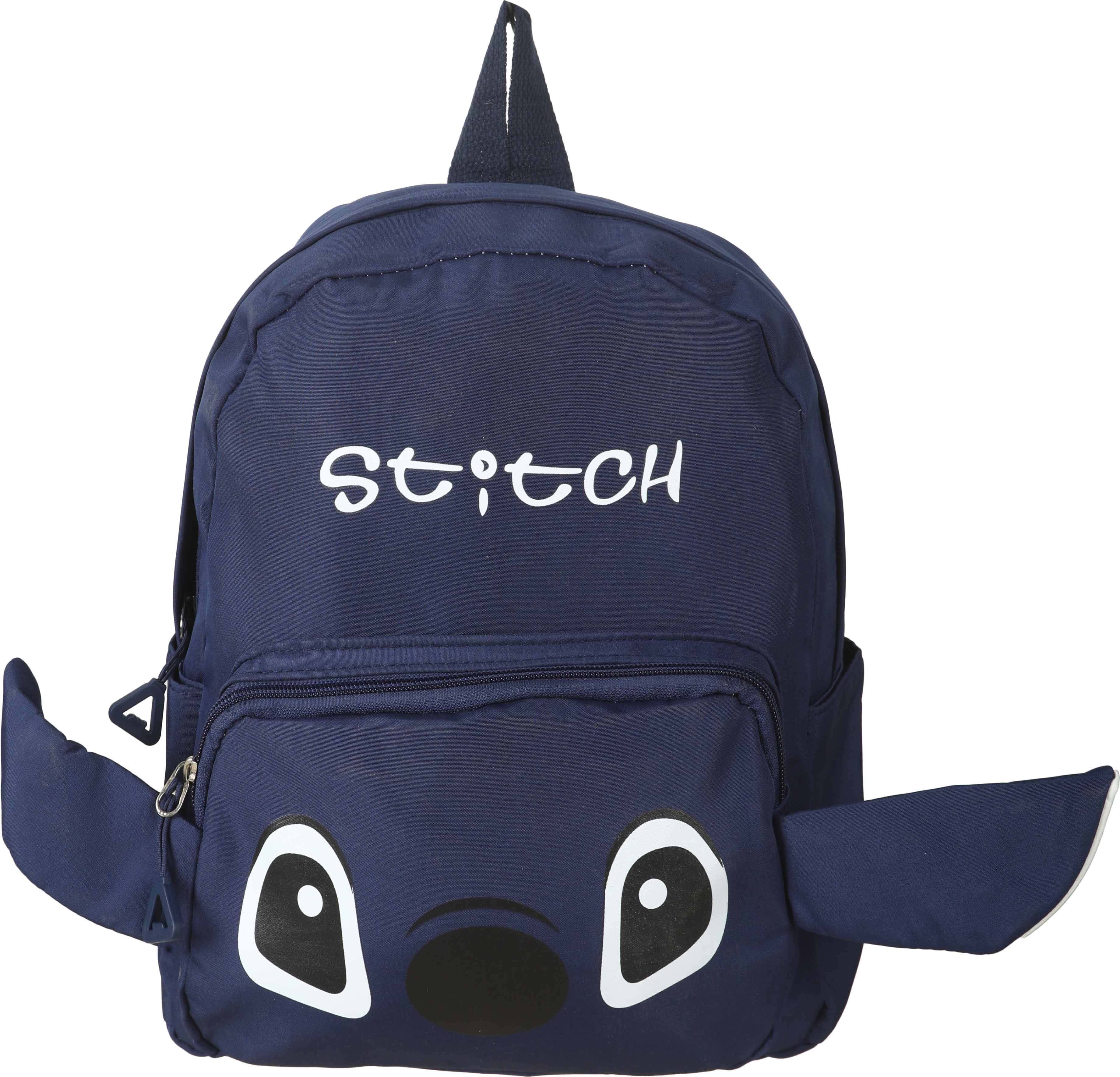 Waterproof nursery bag for girls, 31×24 cm, 2 zippers - Blue