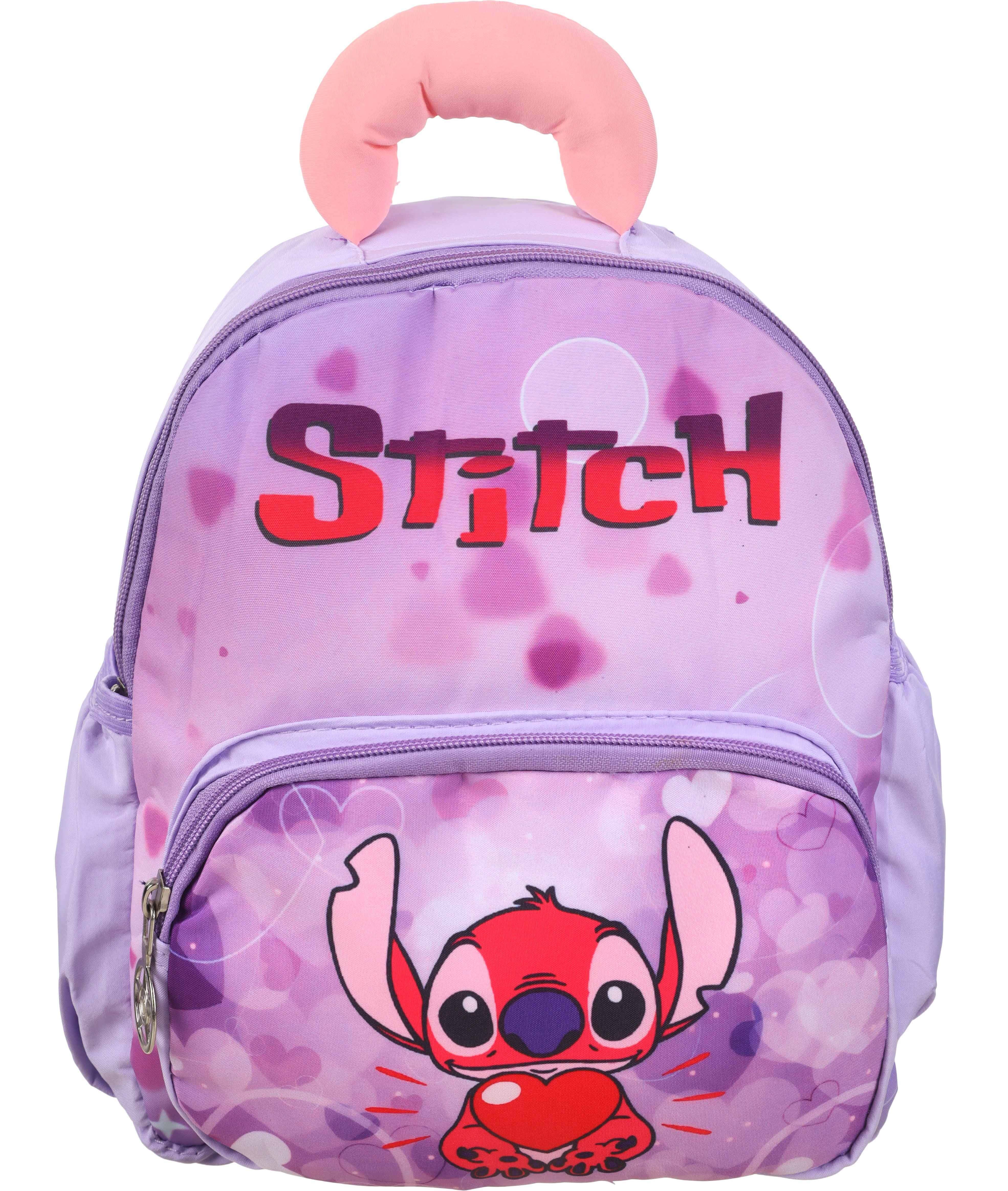Waterproof Nursery Bag For Girls, 32×26 cm, 2 Zippers - Light Mauve