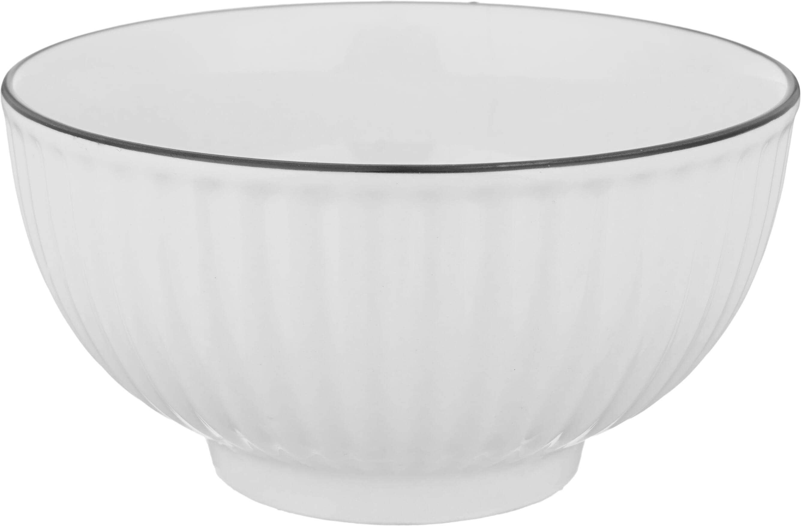 Group Tiger Porcelain bowl, 12×7 cm - White