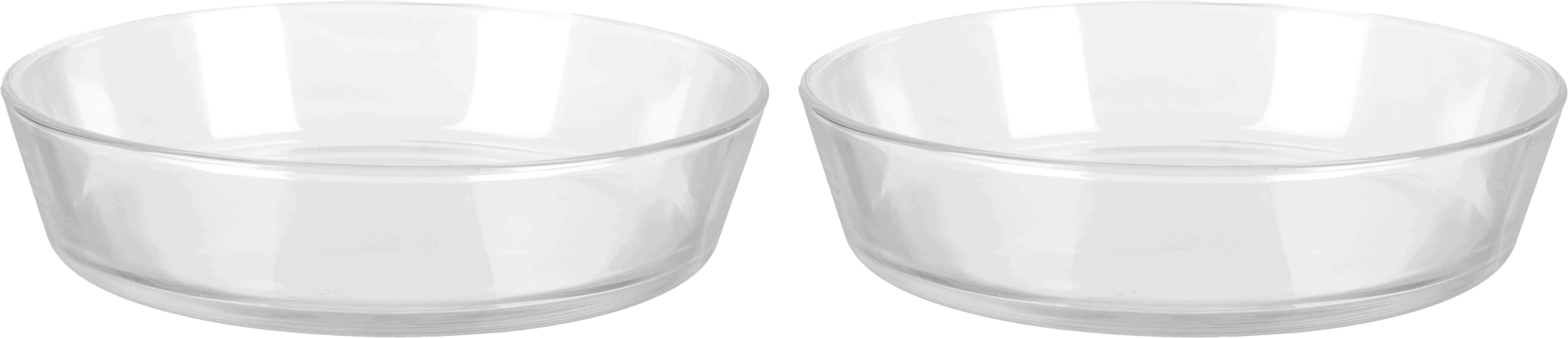 Glass Oven Dish Set, 2 Pieces - Clear