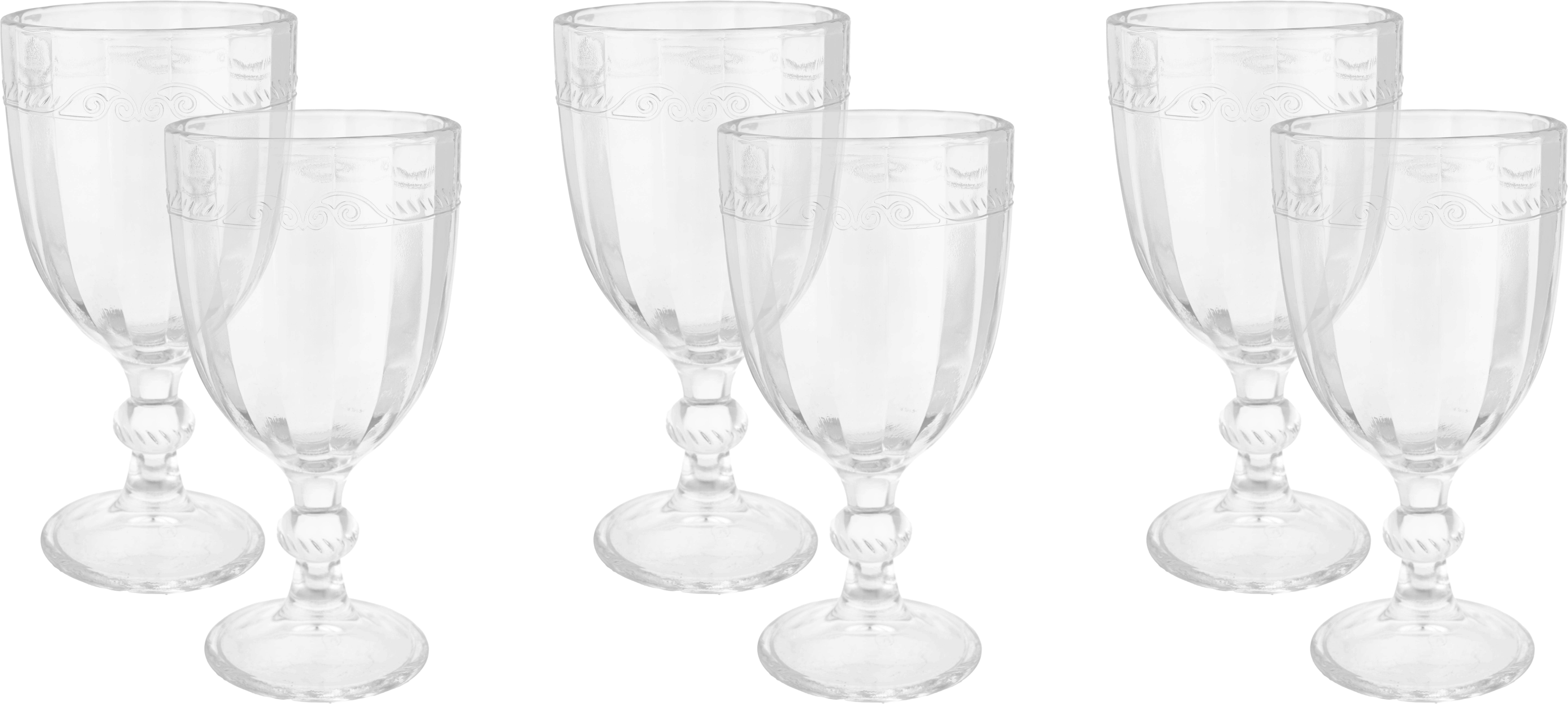 Kandil Glasses Set, 6 pieces, 350 ml - Clear