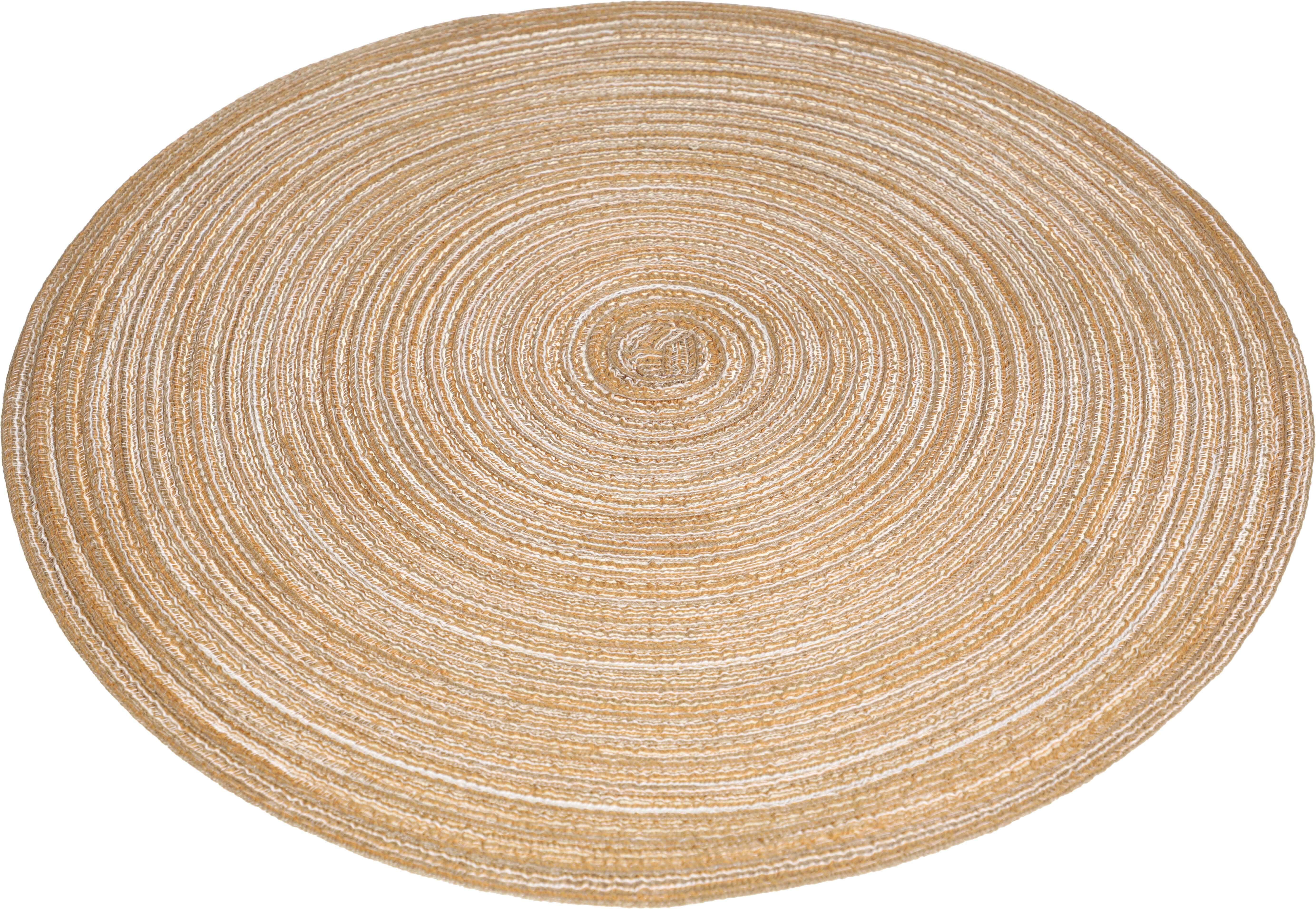 Plastic Heat-Resistant Round coaster, 38 cm - Beige