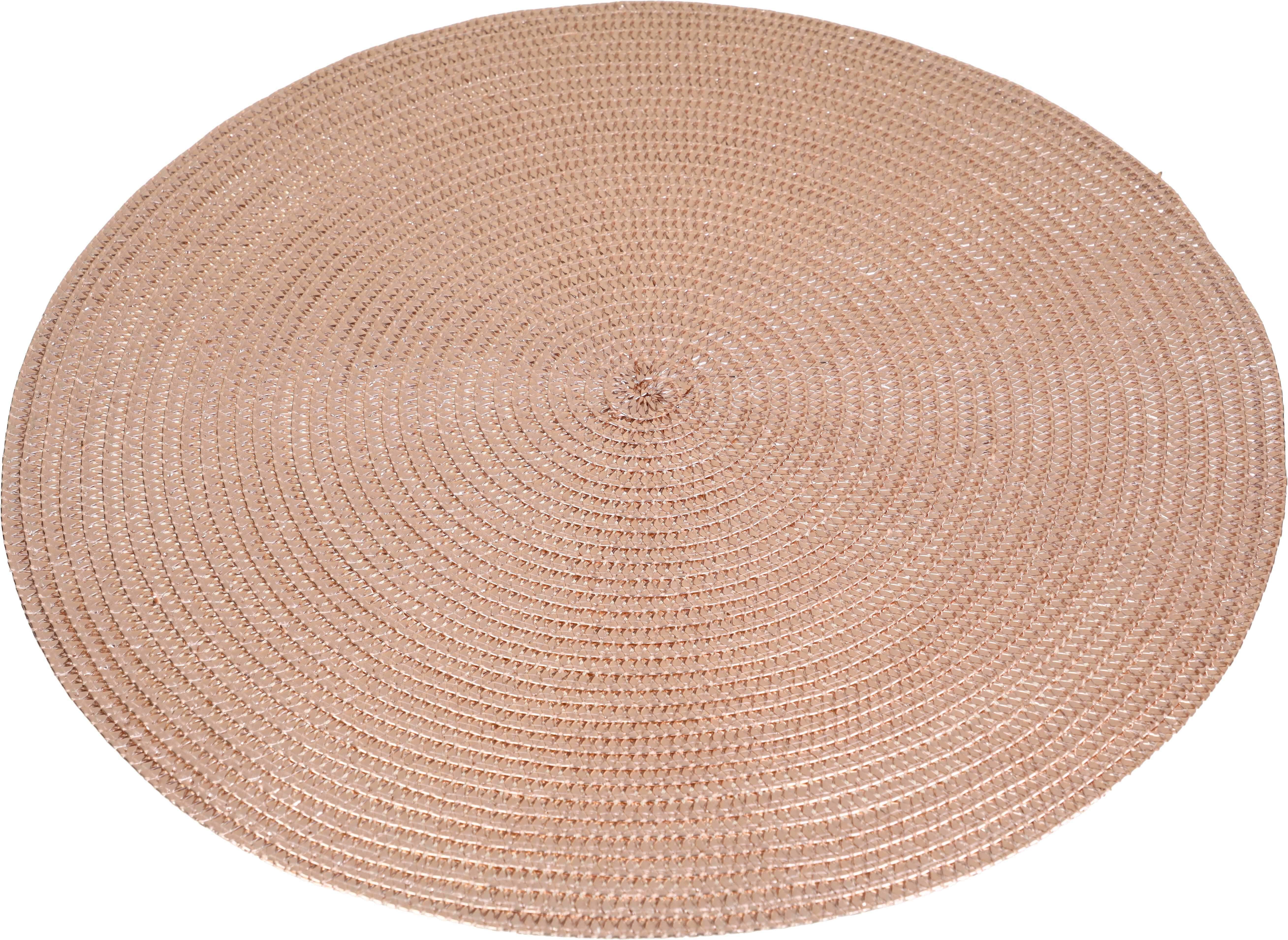 Plastic Heat-Resistant Round coaster, 38 cm - Copper