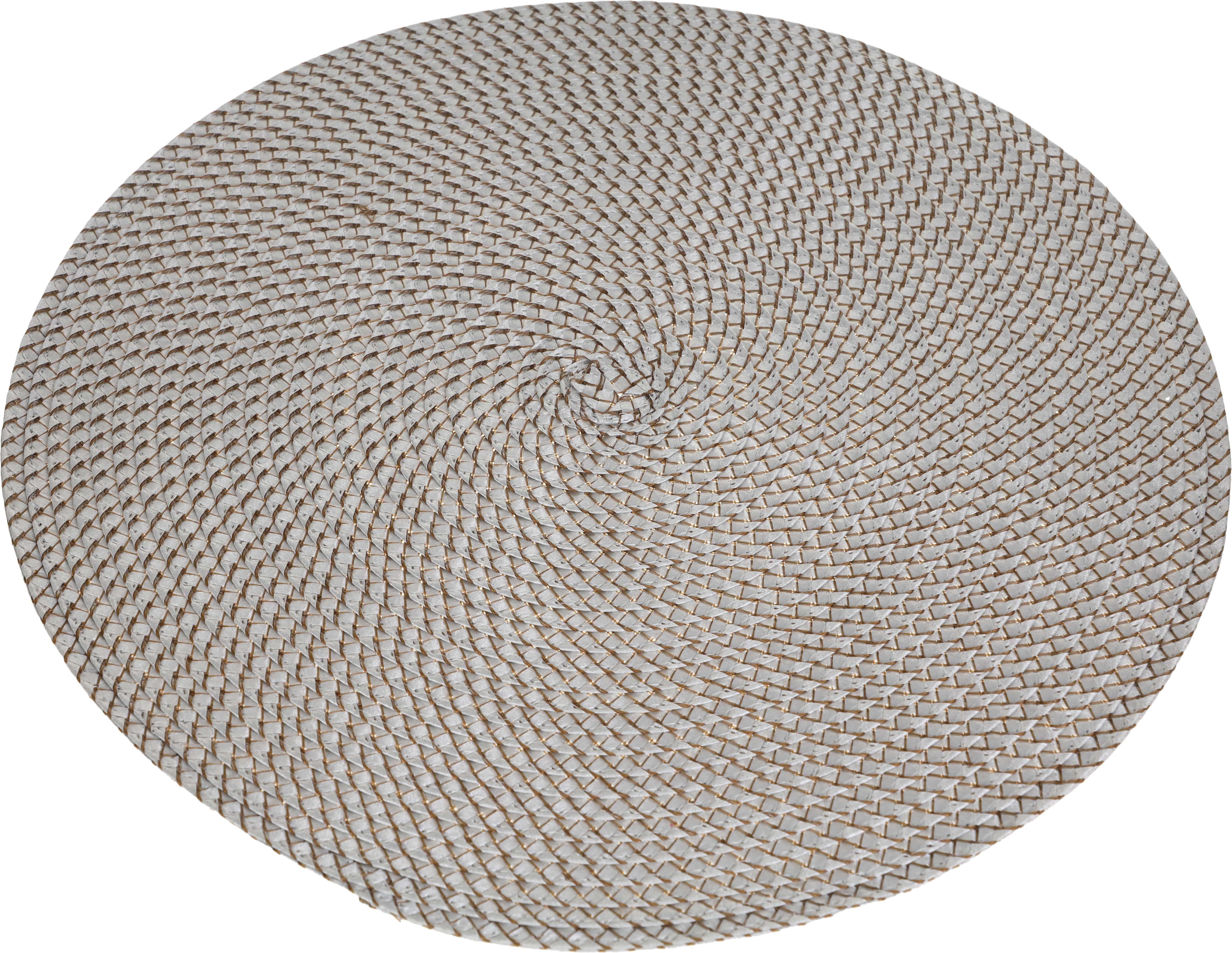 Plastic Heat-Resistant Round coaster, 38 cm - Grey