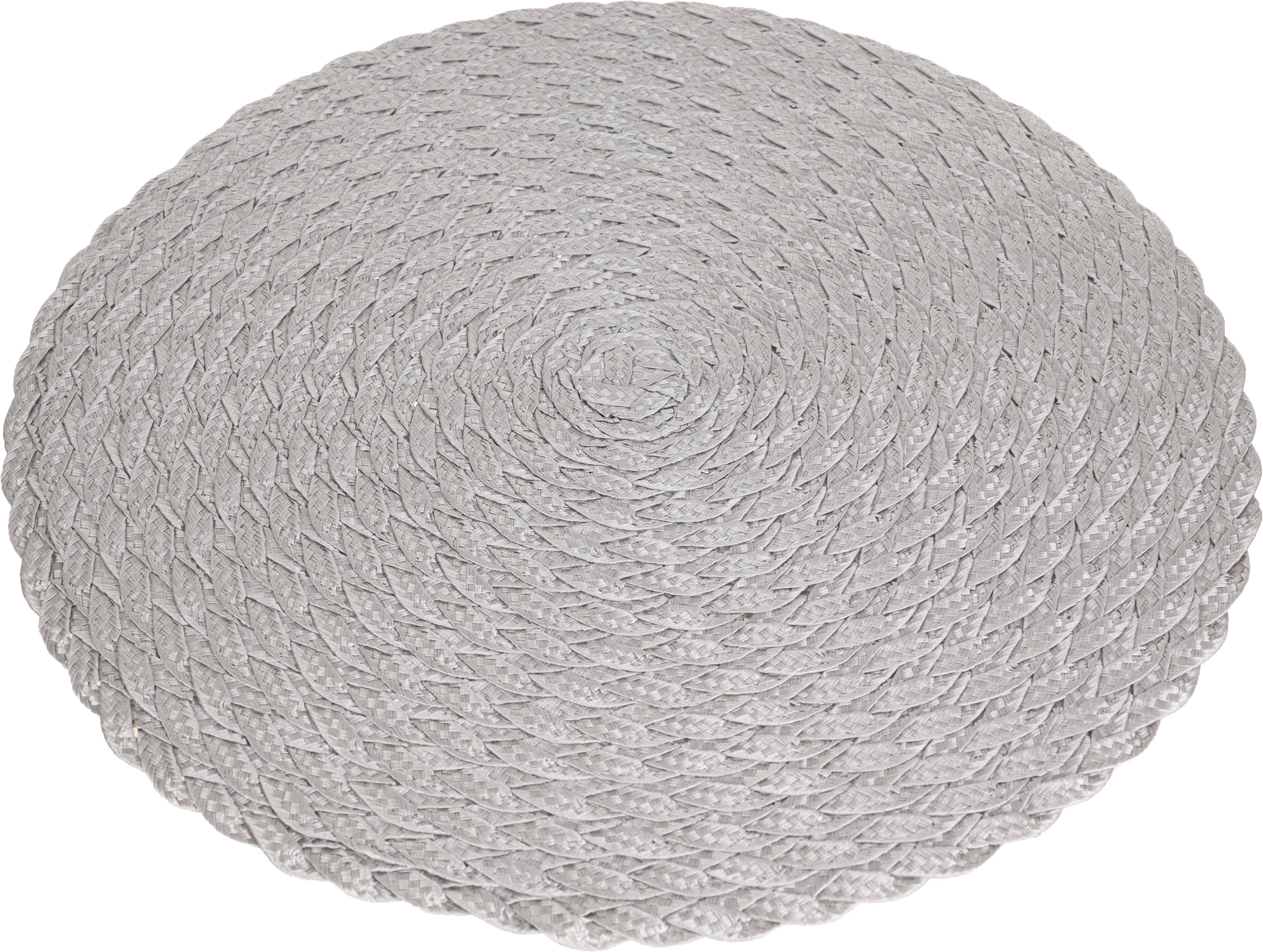 Plastic Heat-Resistant Round coaster, 38 cm - Grey