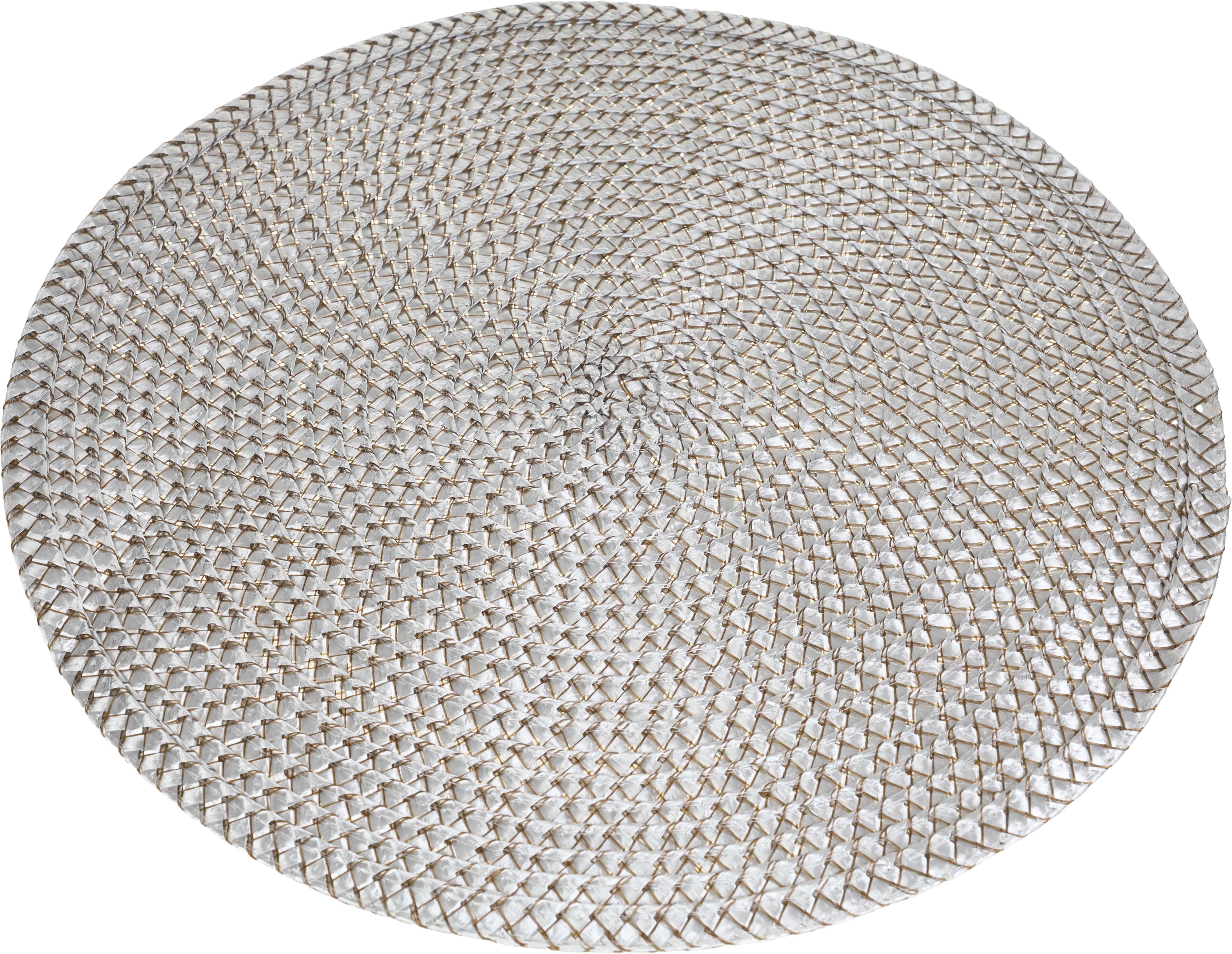 Plastic Heat-Resistant Round coaster, 38 cm - Grey