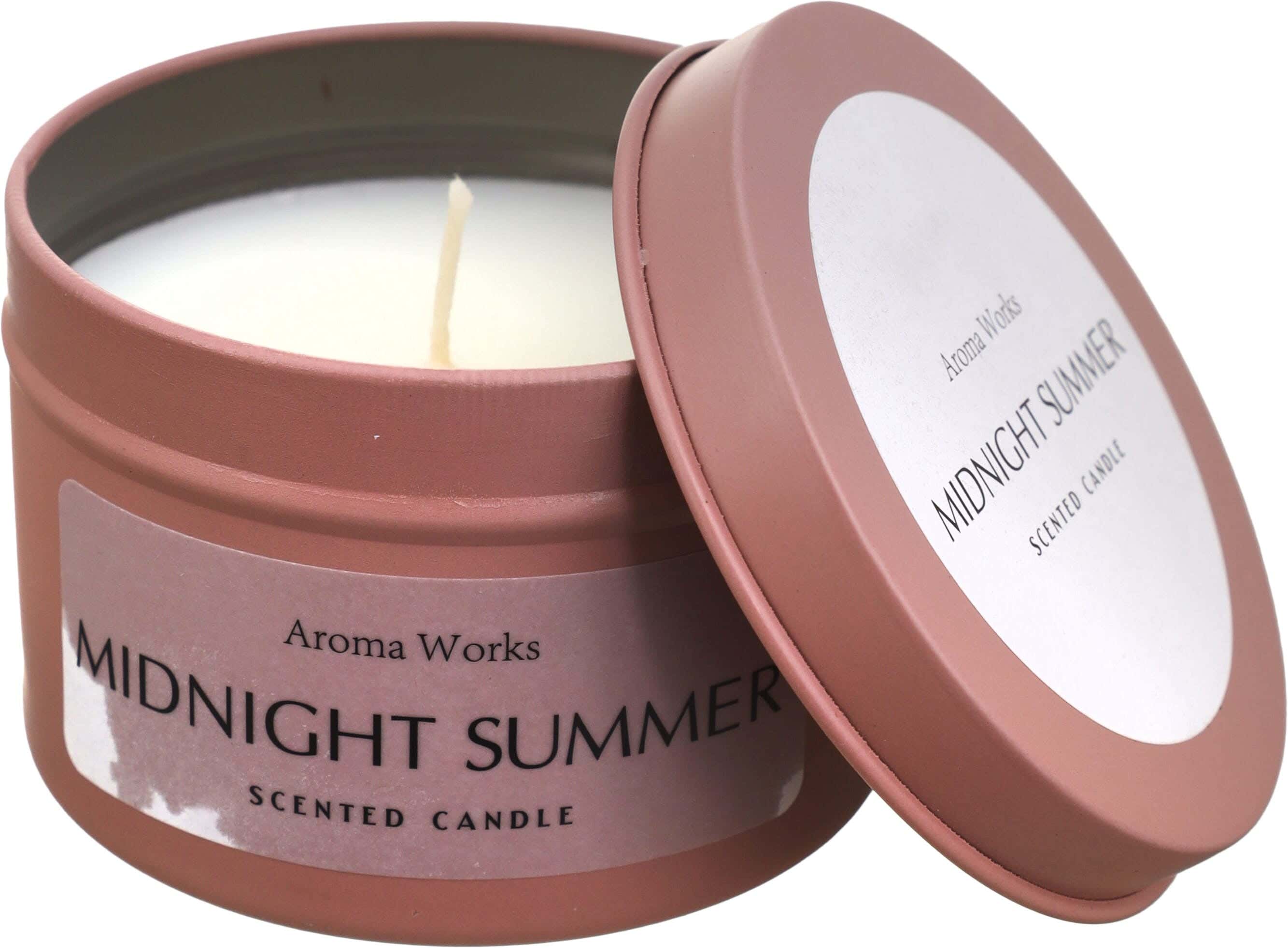 Aromatic Lighting Candle, Plastic Jar with Lid, 4.5×6.5 cm - Cashmere