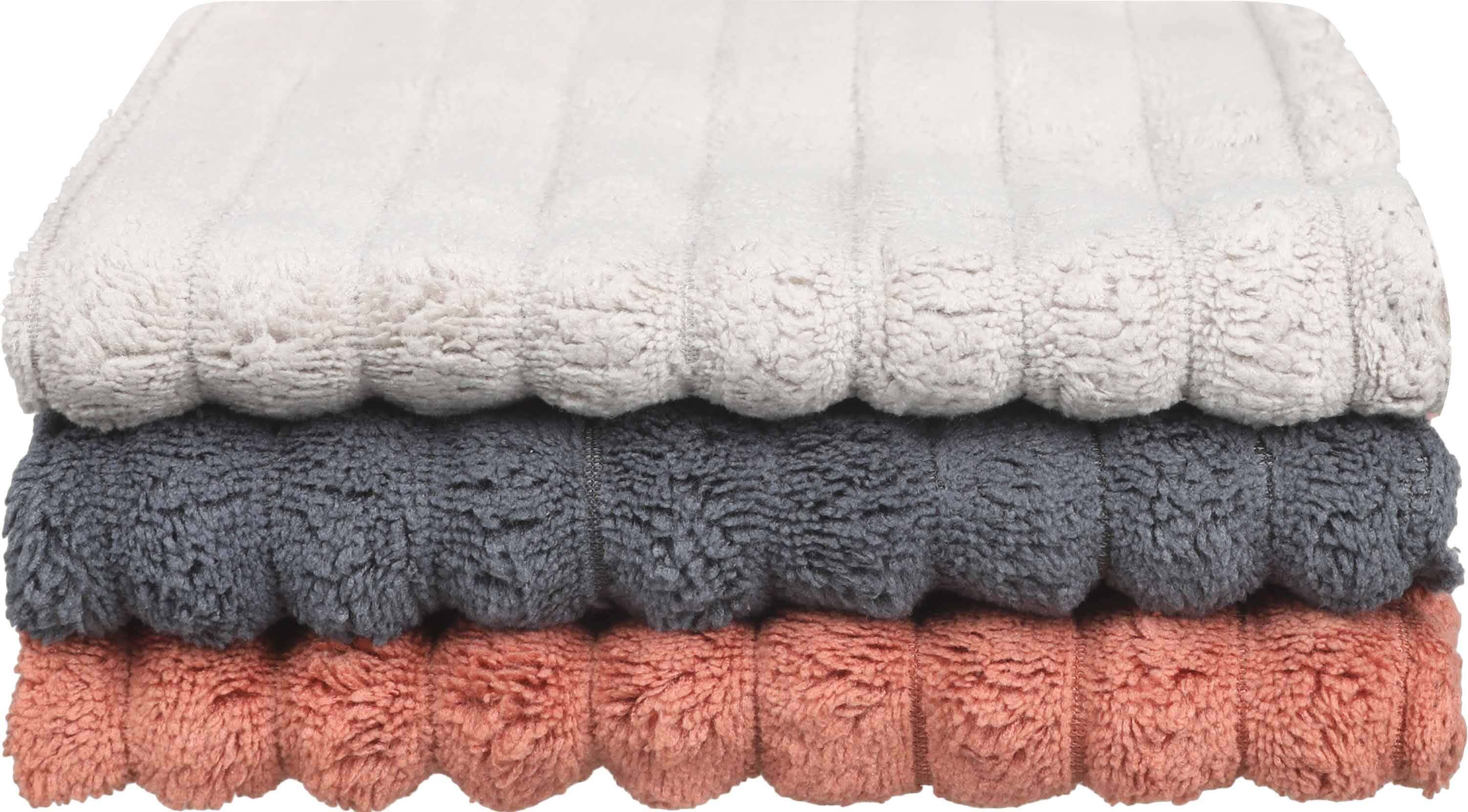 Cotton Kitchen Towel Set, 3 Pieces, 30x30 cm - Multicolor