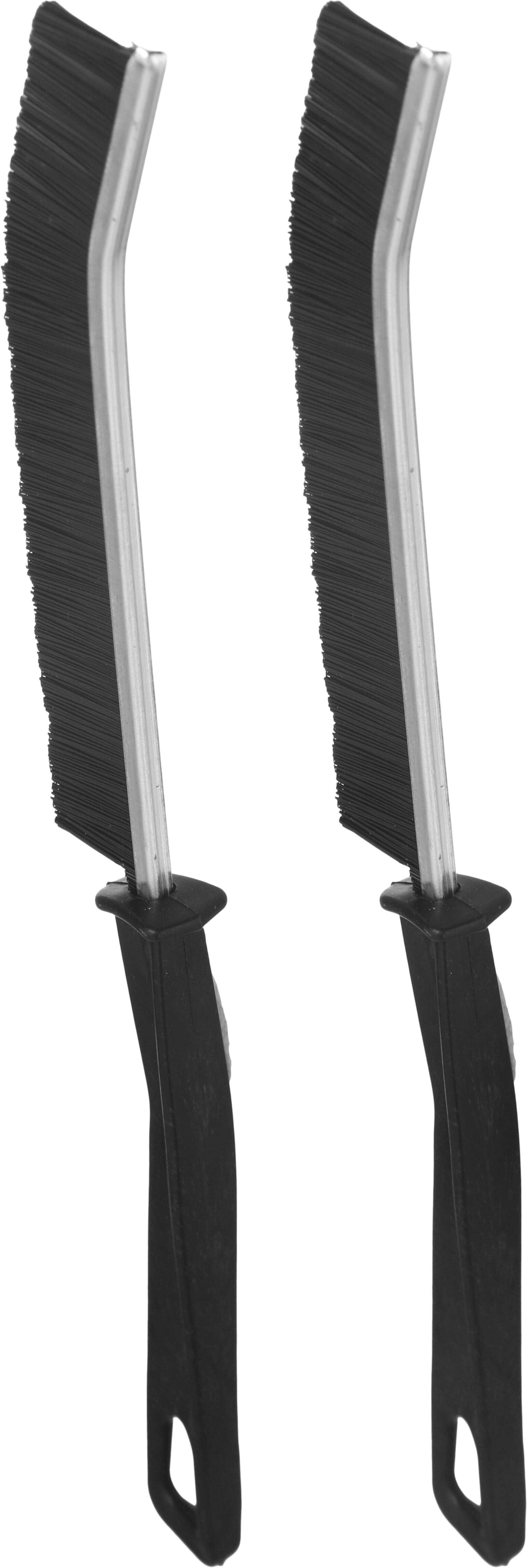 Plastic Stove Cleaning Brush Set, 2 Pieces, 23 cm - Black