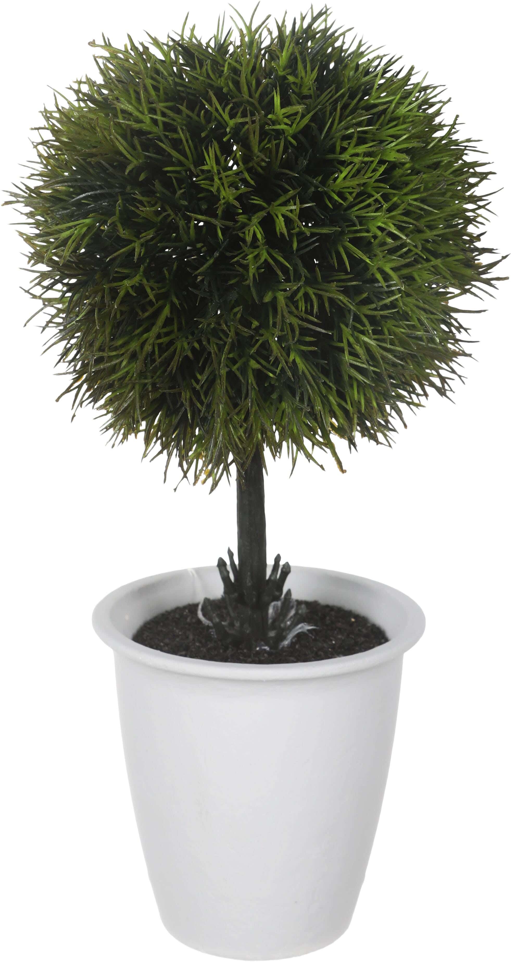 Pottery Artificial Flower Vase, 13×25 cm - Grey Green