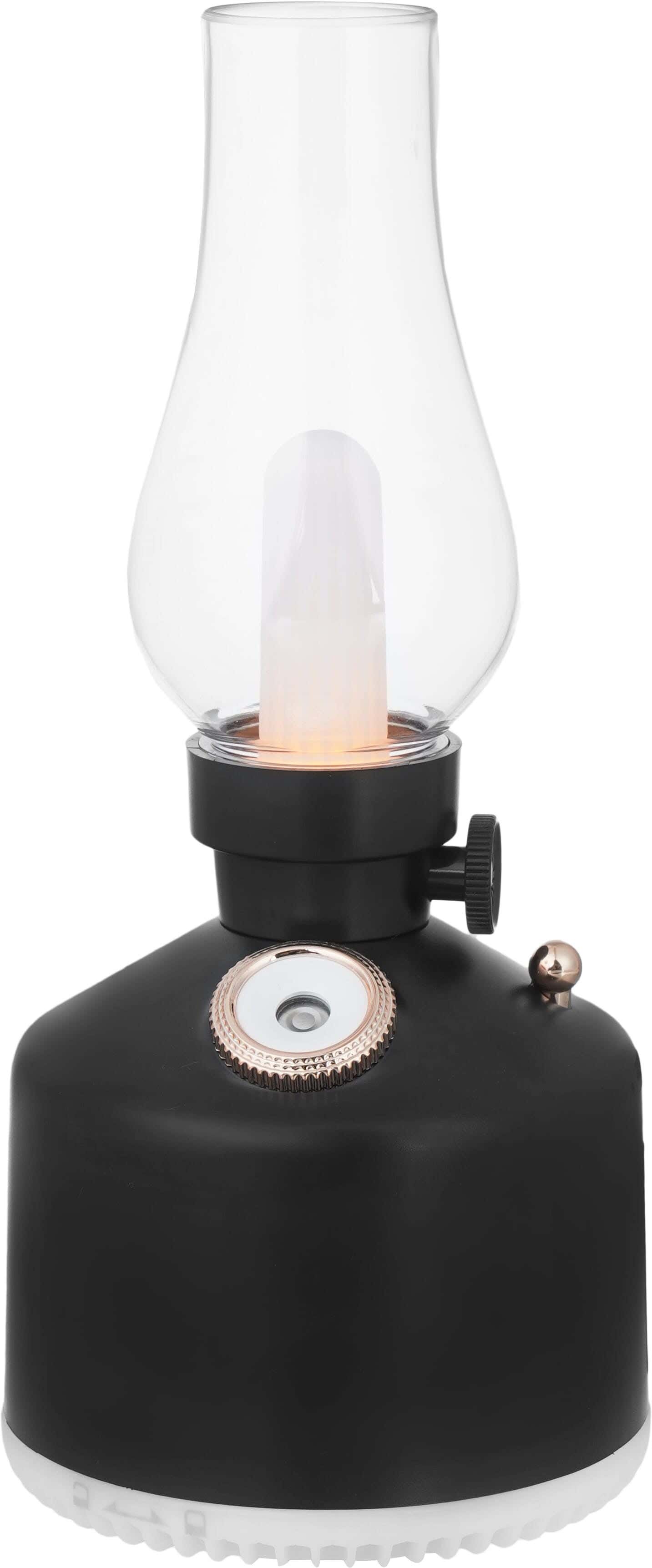 Plastic Rechargeable Home Air Freshener Gazloin Lamp Style, 280 ml, with LED Light - Black