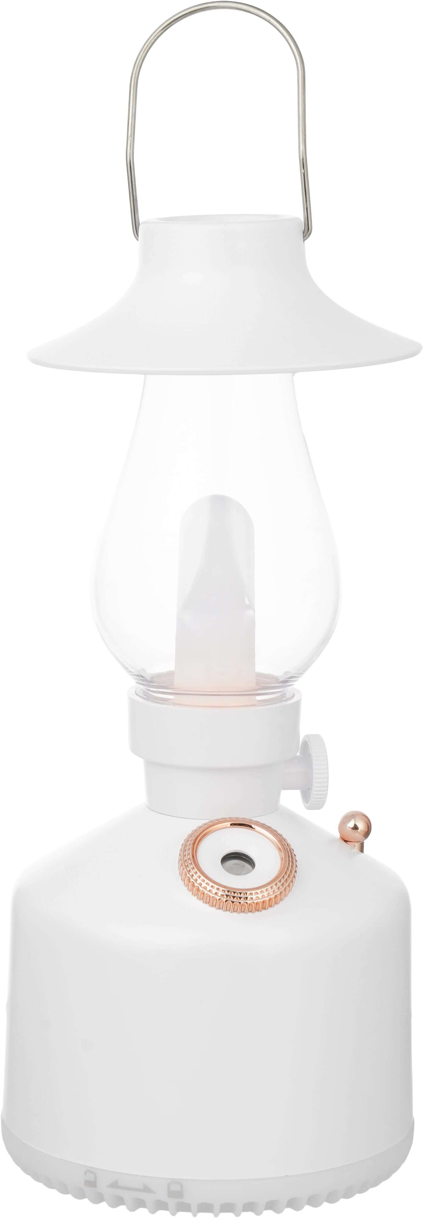 Plastic Rechargeable Home Air Freshener Lantern Style, 280 ml, with LED Light - White