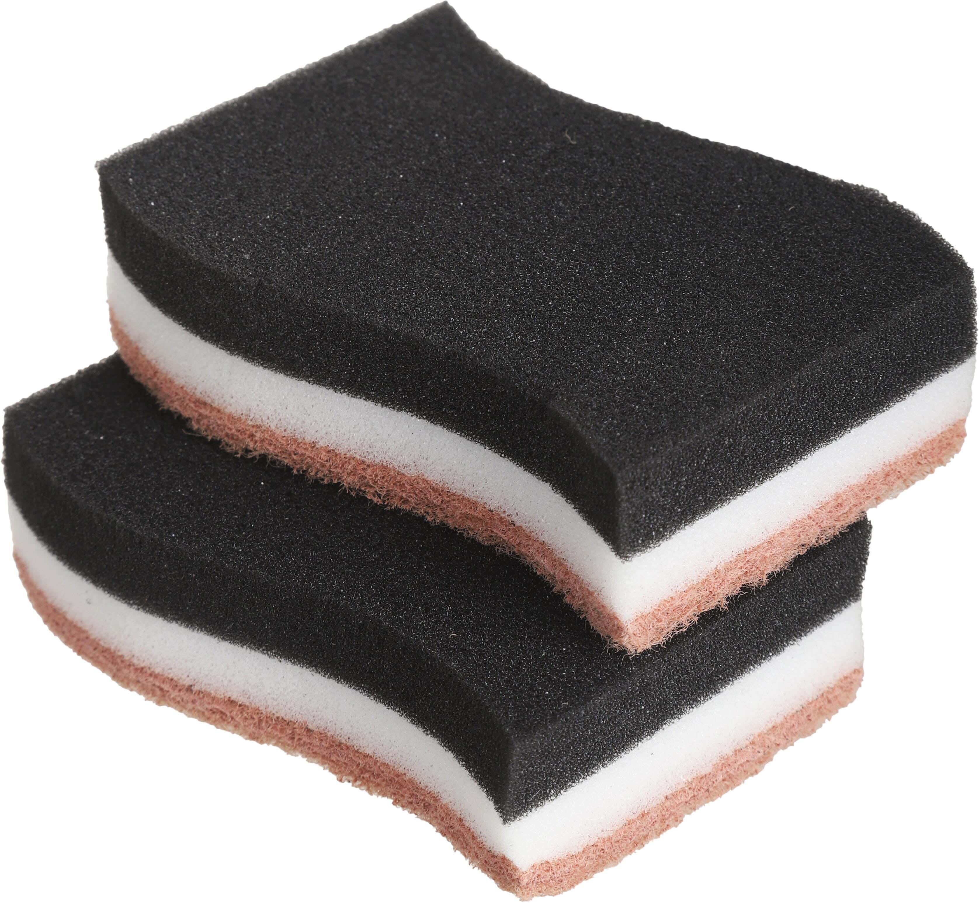 Loofah Dishcloth Set, 2 Pieces, 7×11 cm - Multicolor
