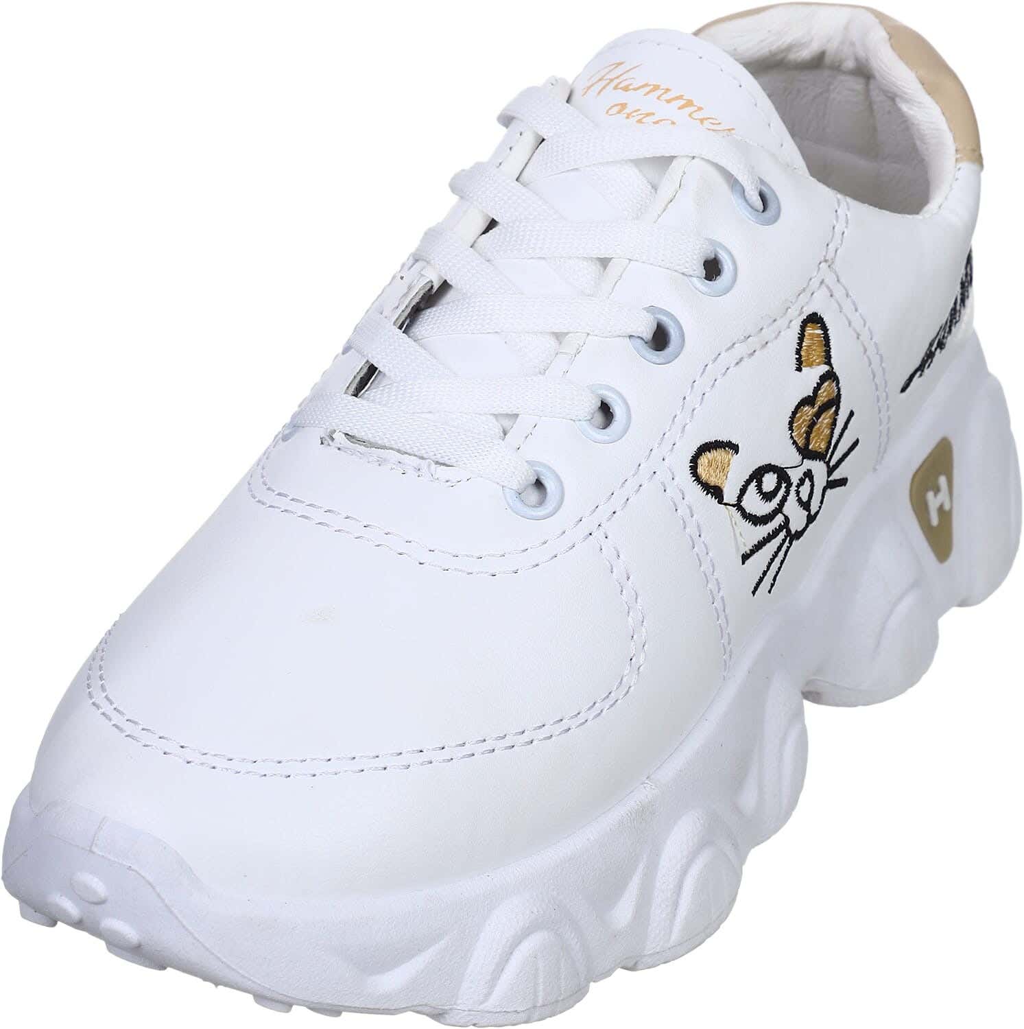 Leather Lace-up Sneakers for Women