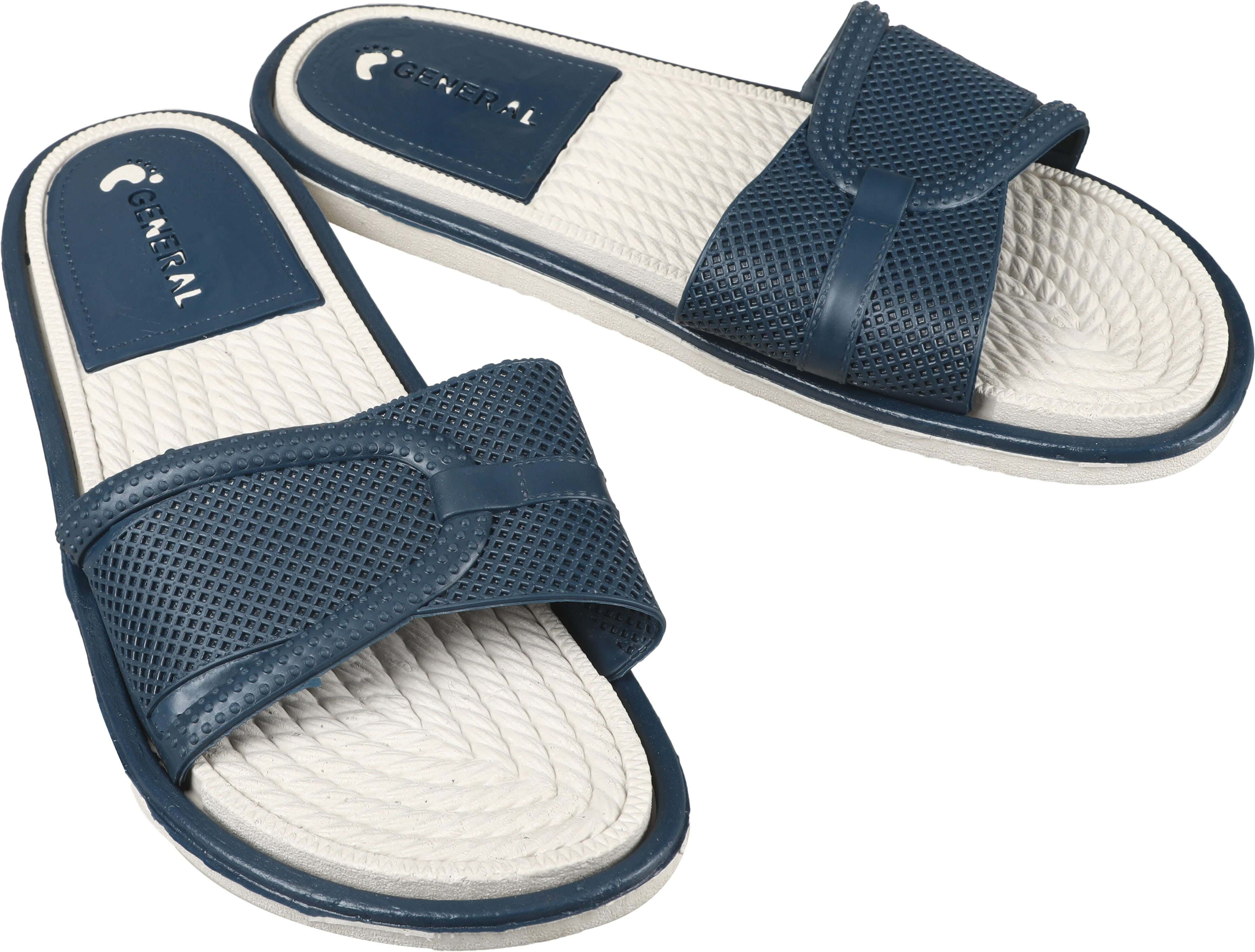 Plastic Slide Slippers for Women, 41 EU - Navy