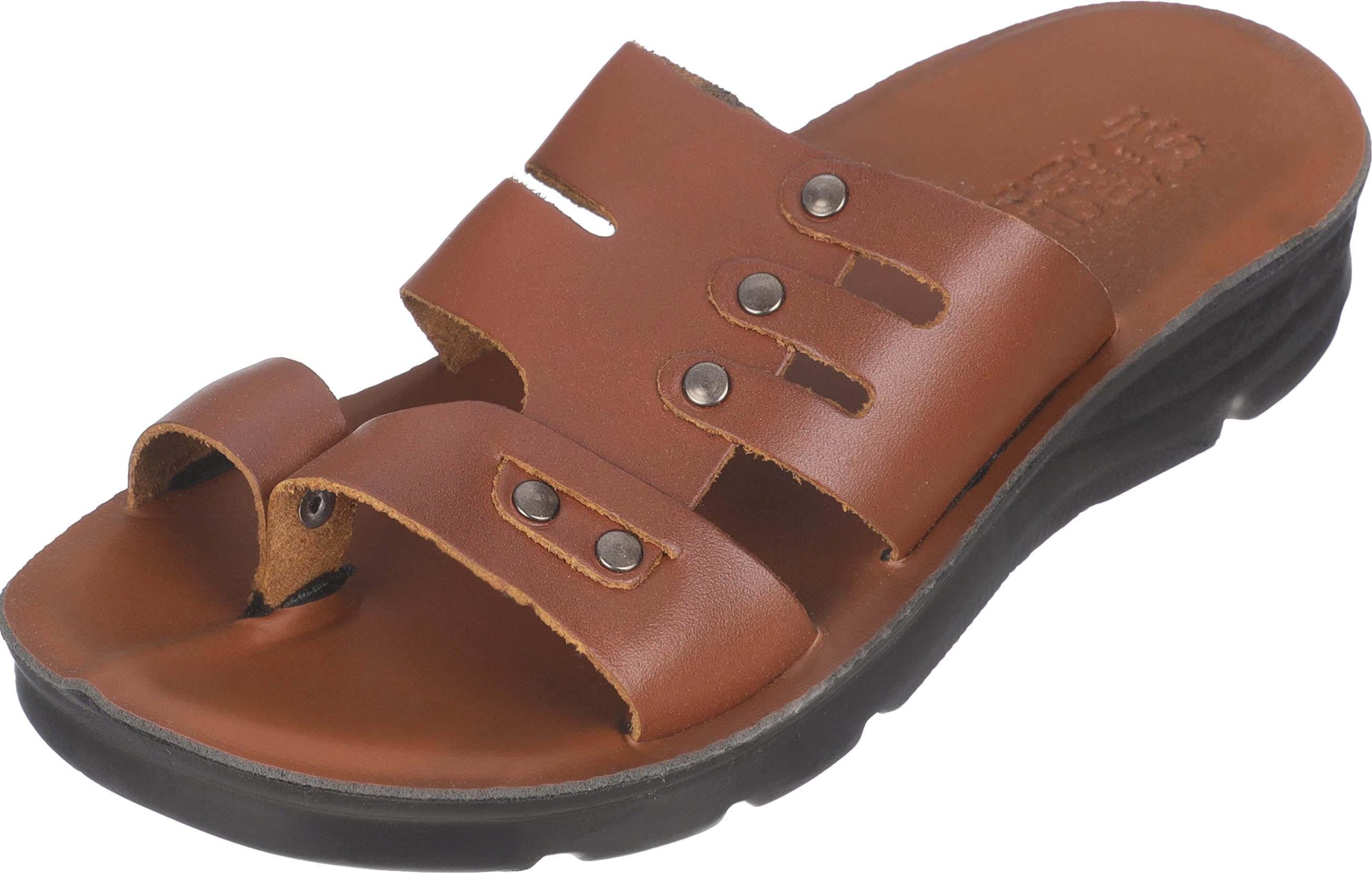 SYR Leather Slippers For Boys