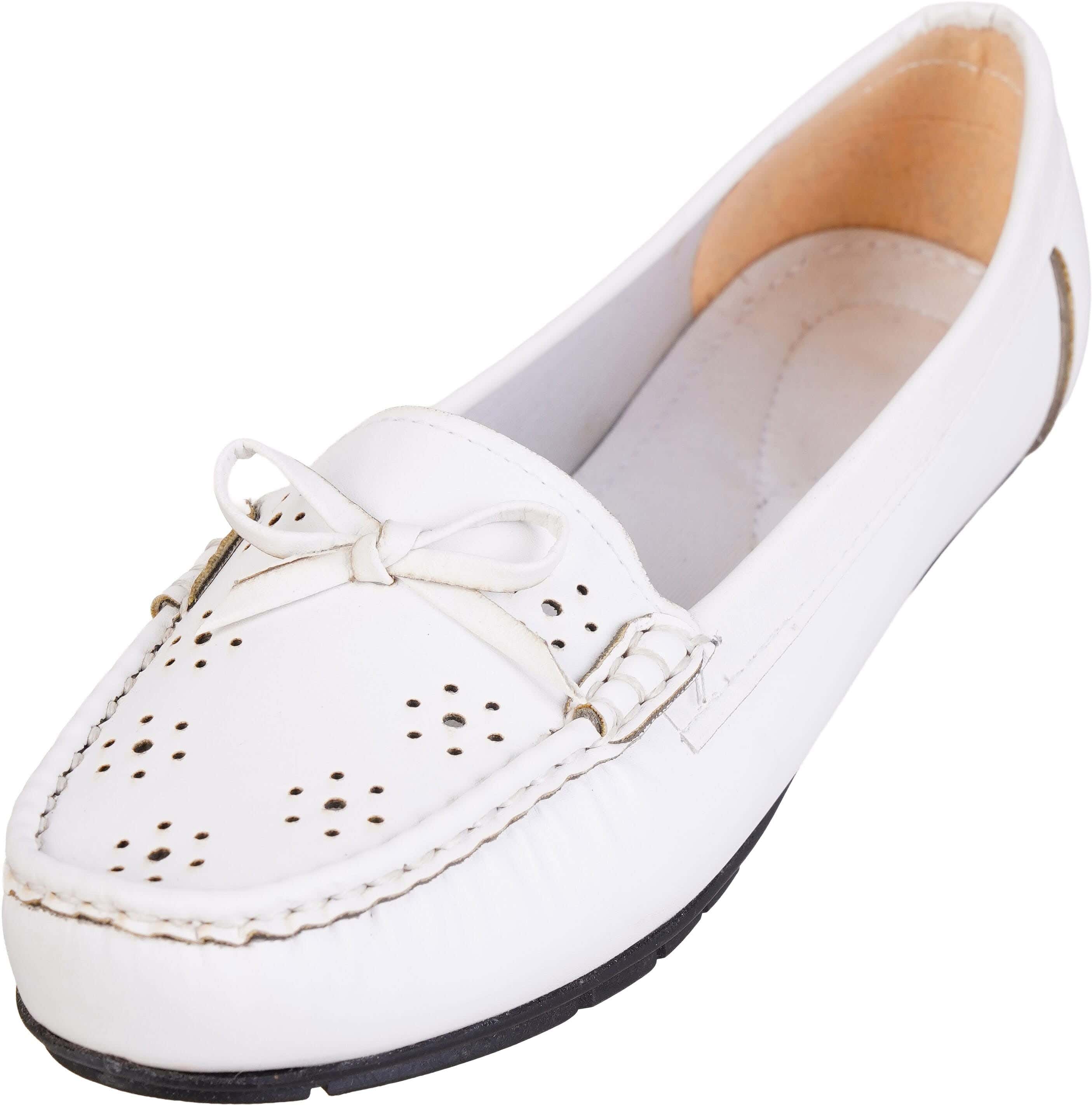 Leather Flat Shoe for Women