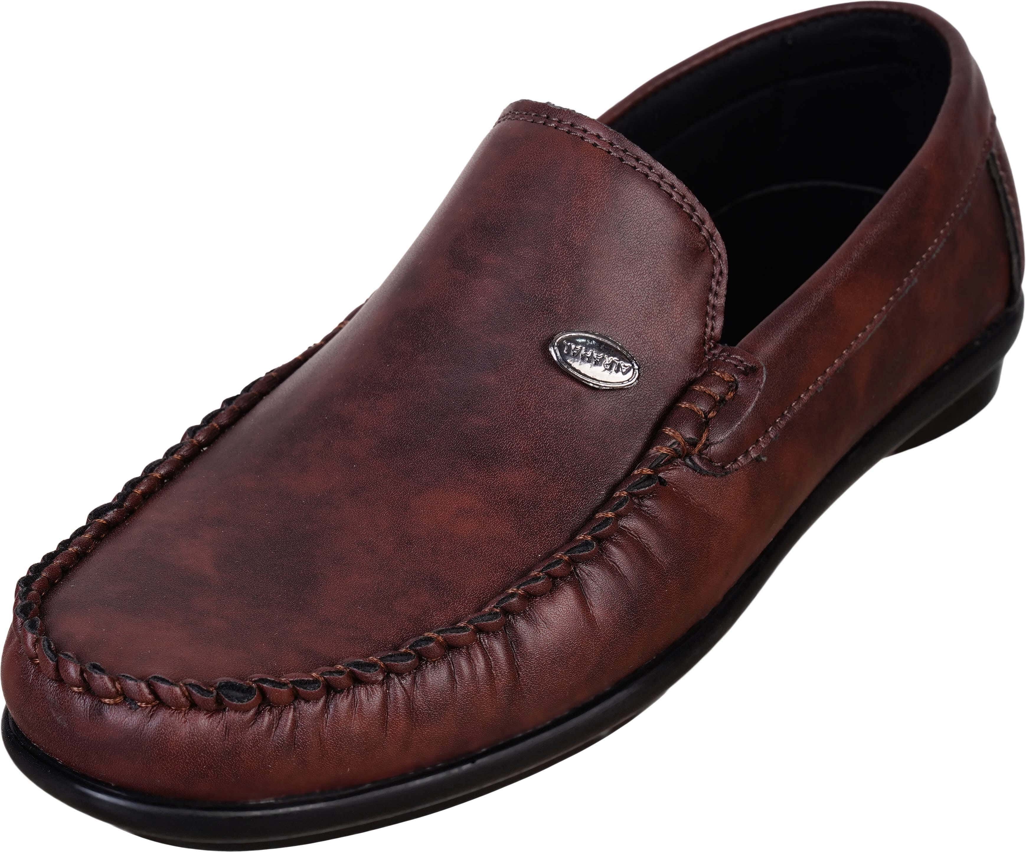 ALDAWARA Leather Slip On for Men
