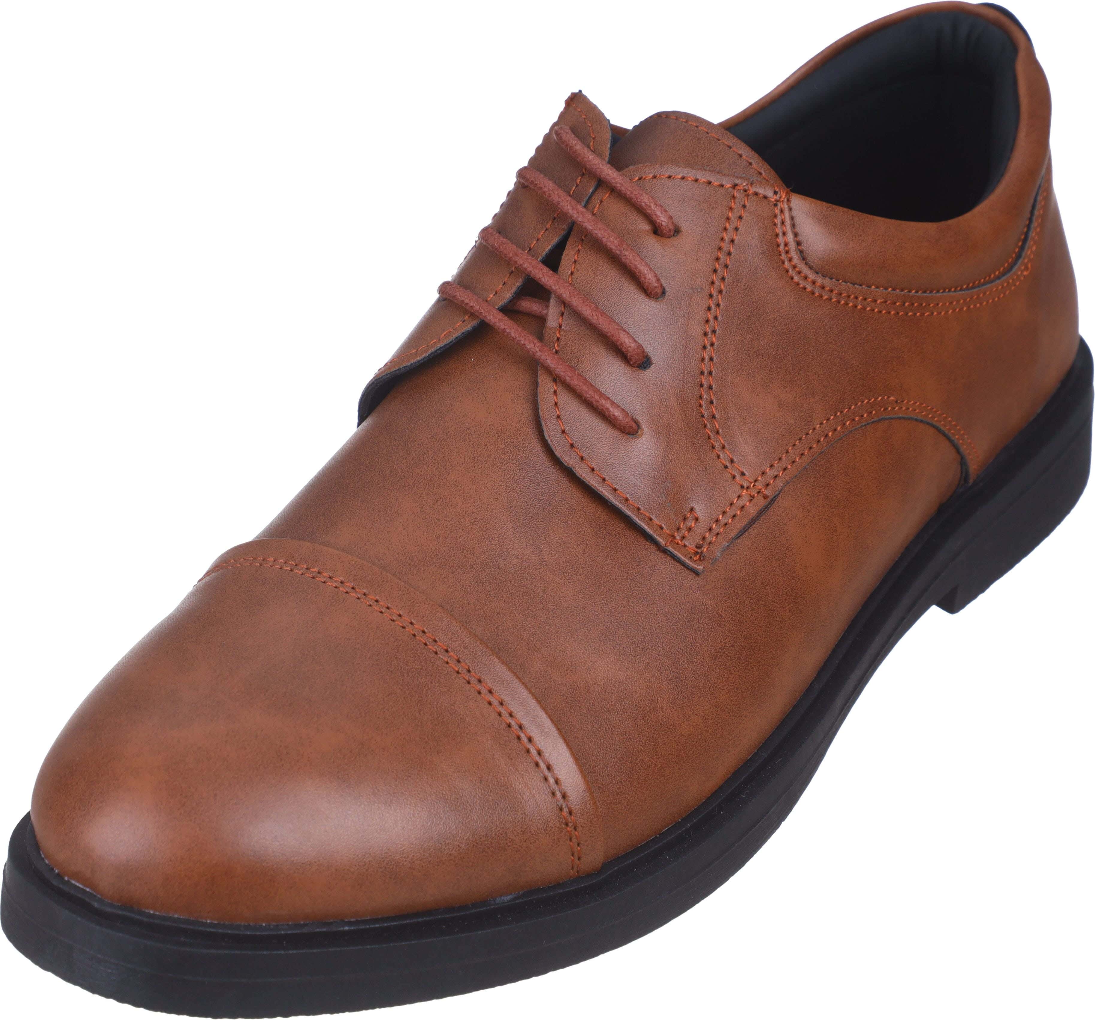 Al Dawara Leather Oxford Shoes For Men