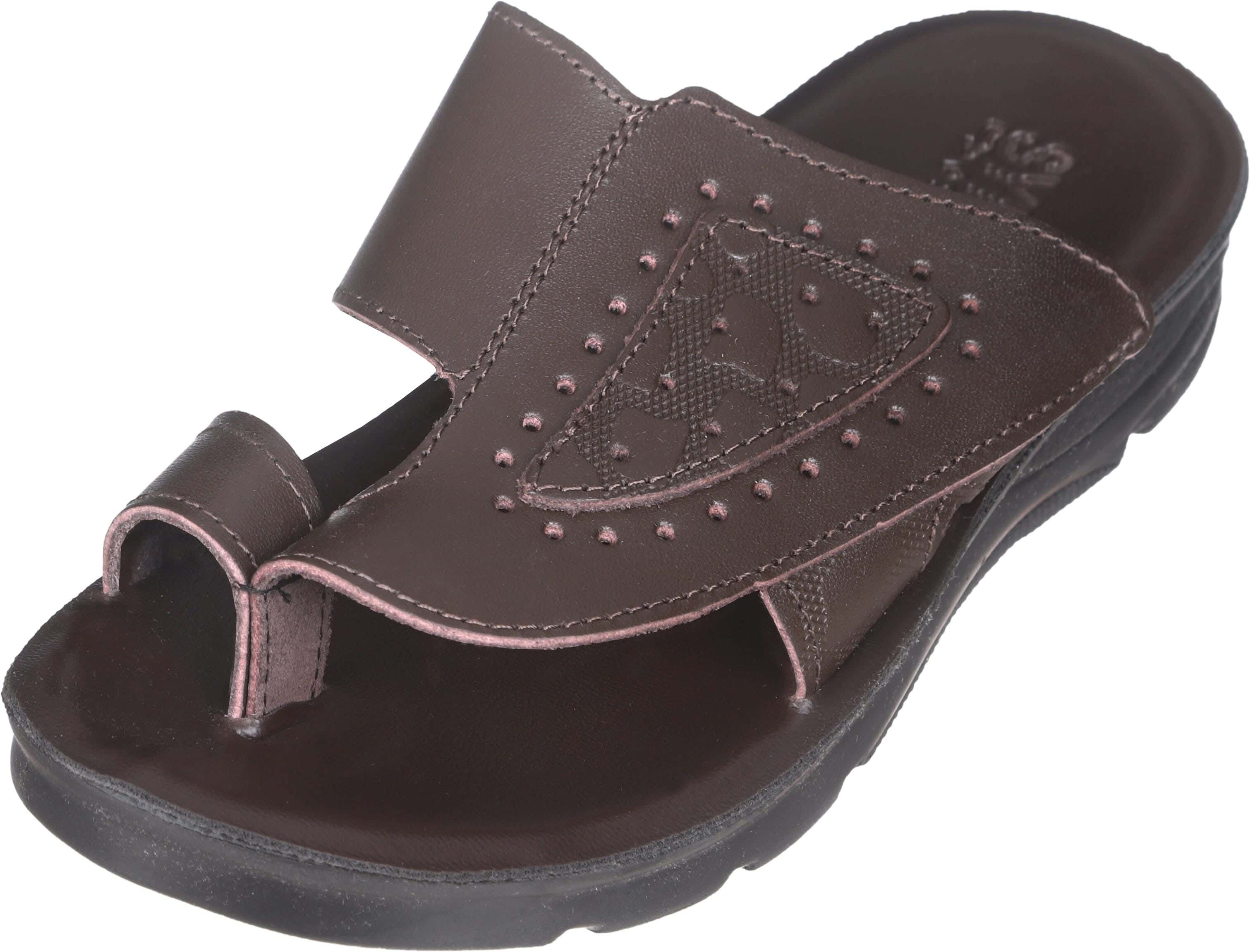SYR Genuine Leather Slippers Flip Flop for Boys
