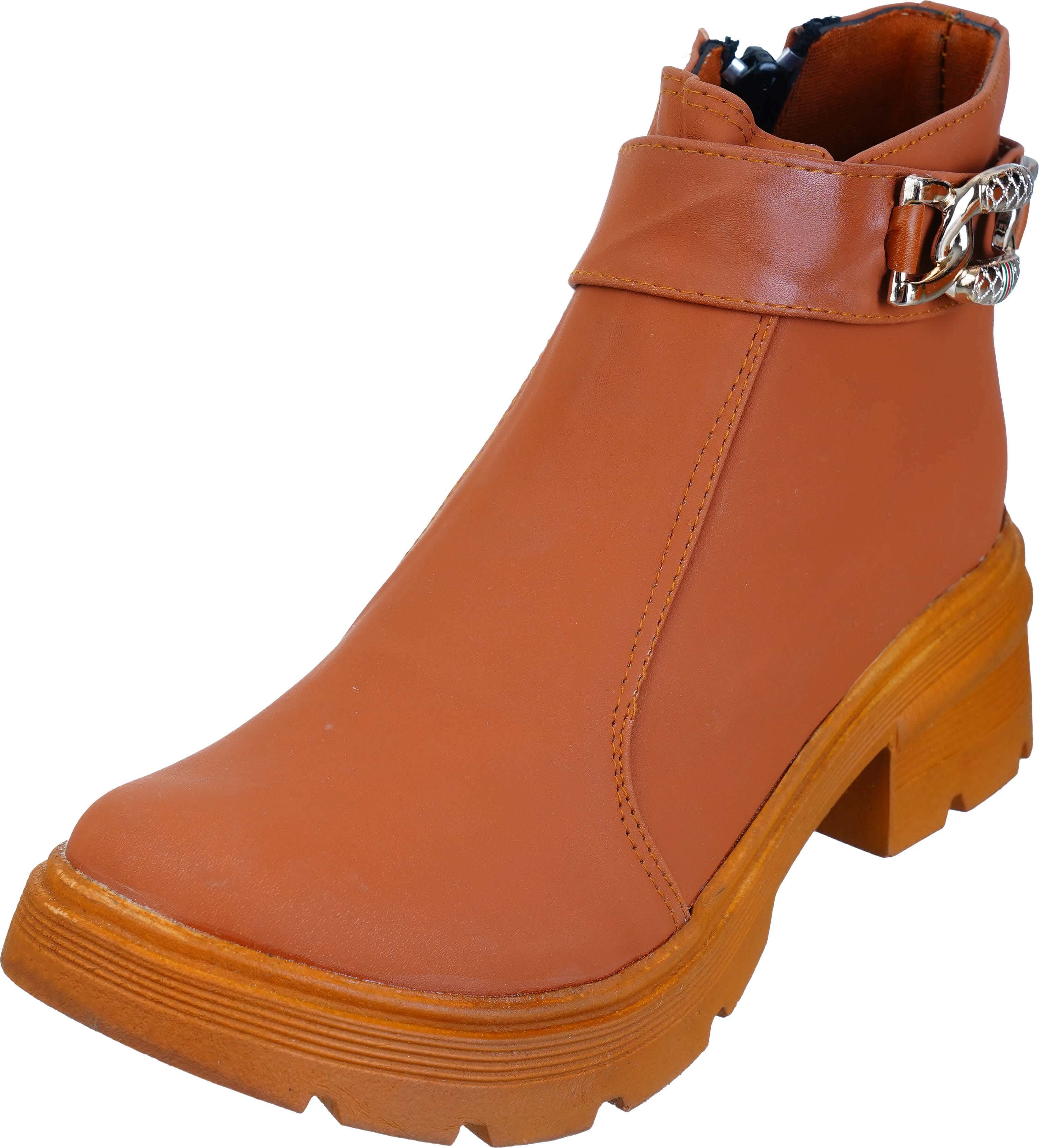 Leather Half Boot For Women