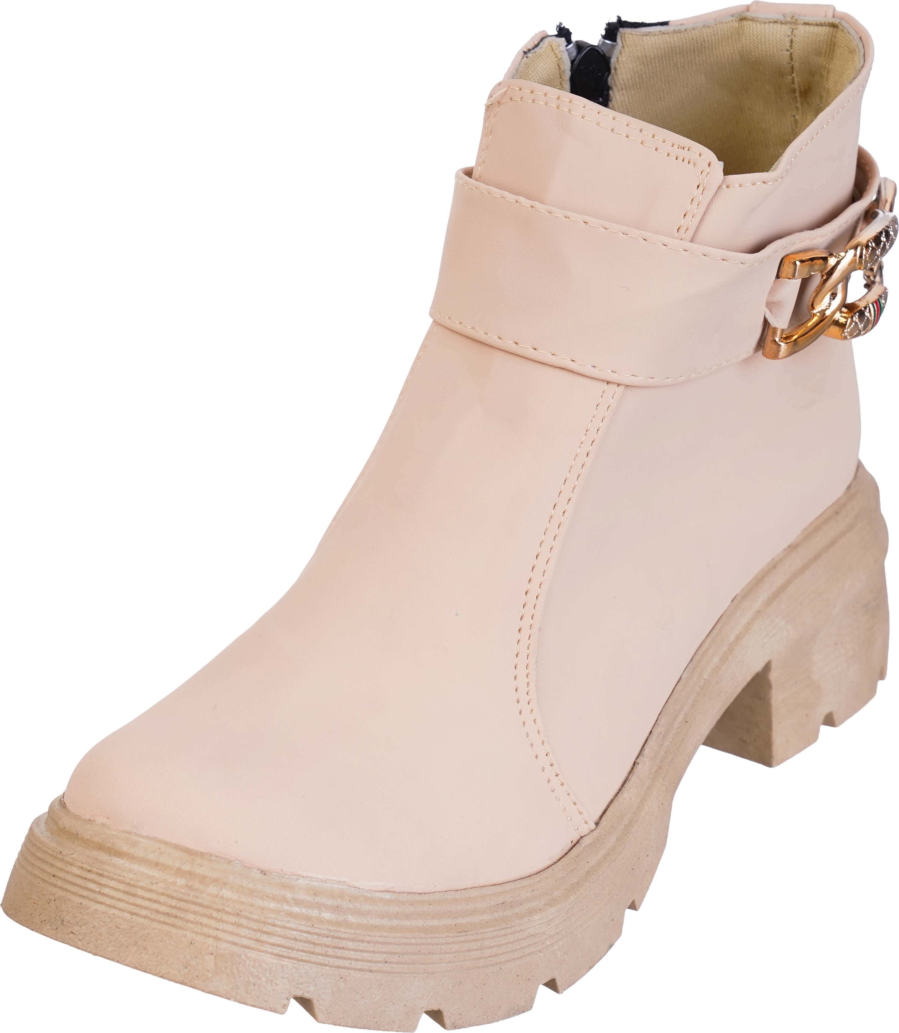 Leather Half Boot For Women