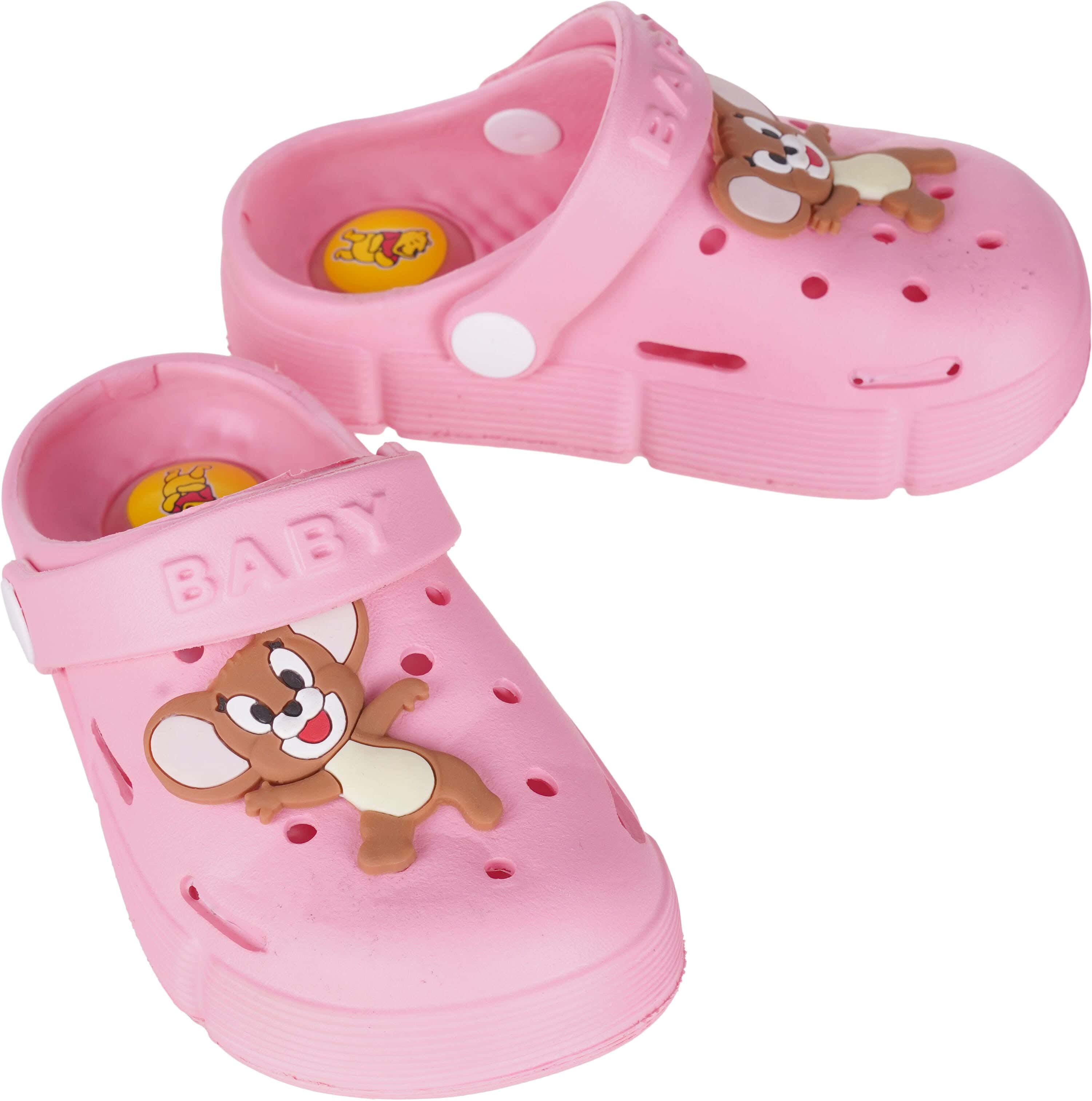 Plastic Clog Slipper for Girls, 25 EU - Pink