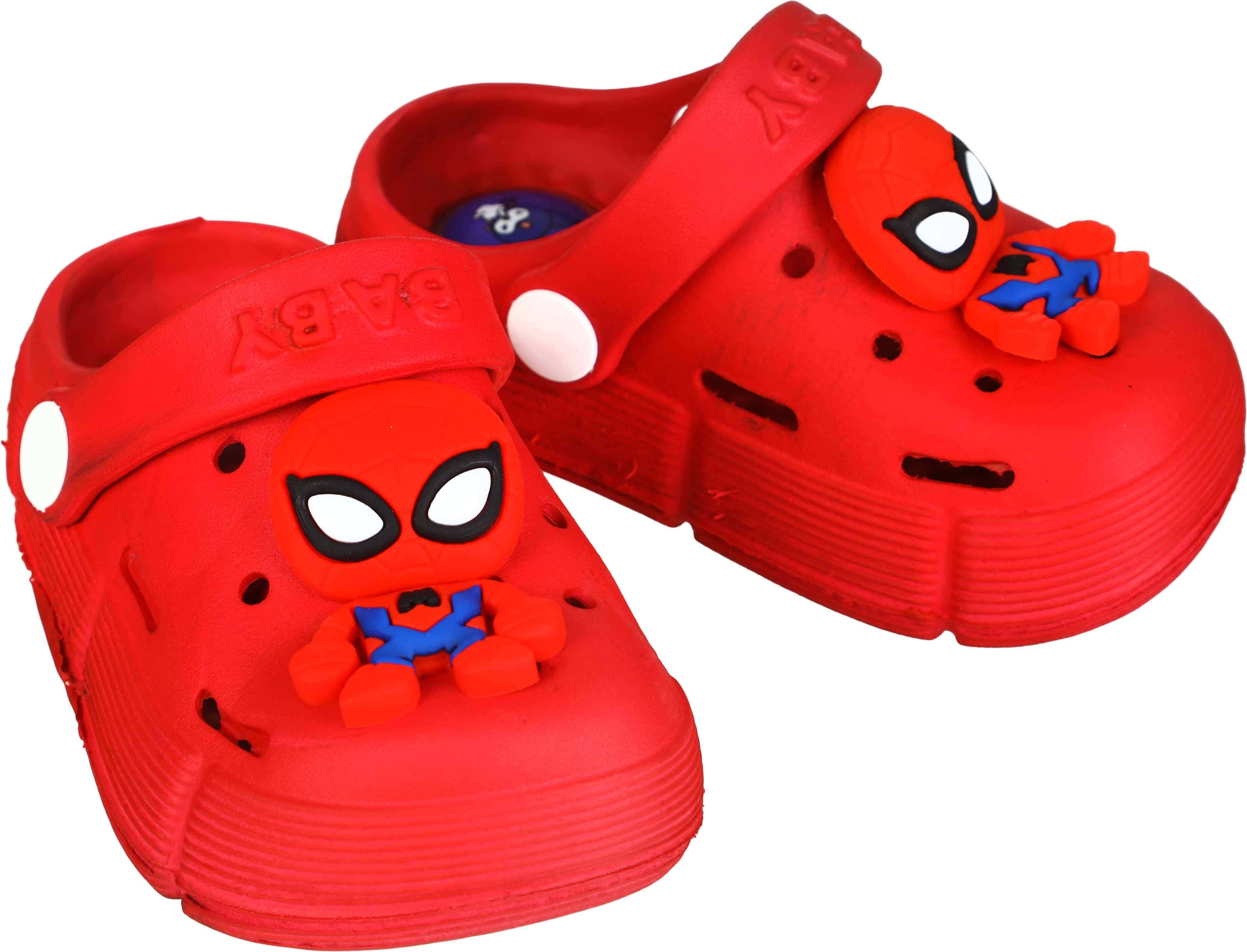 Plastic Clog Slipper for Boys, 23 EU - Red