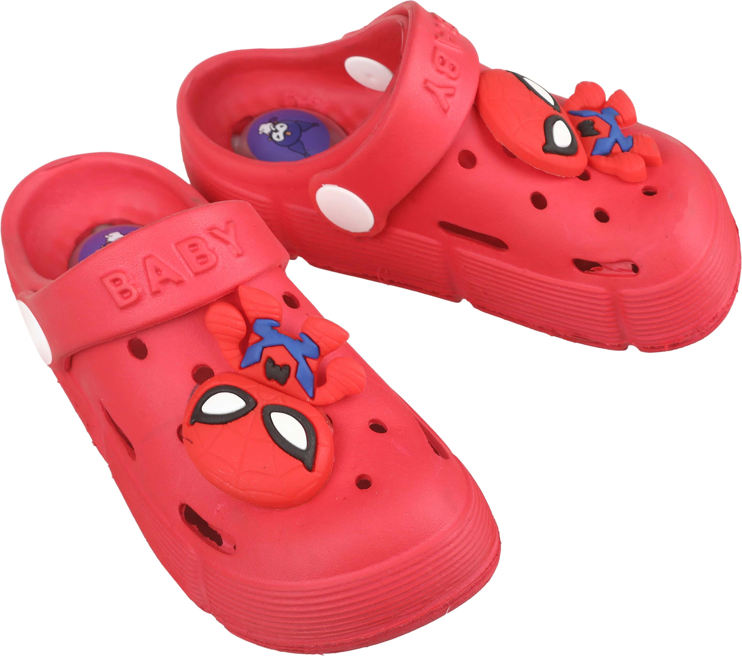 Plastic Clog Slipper for Boys, 25 EU - Red
