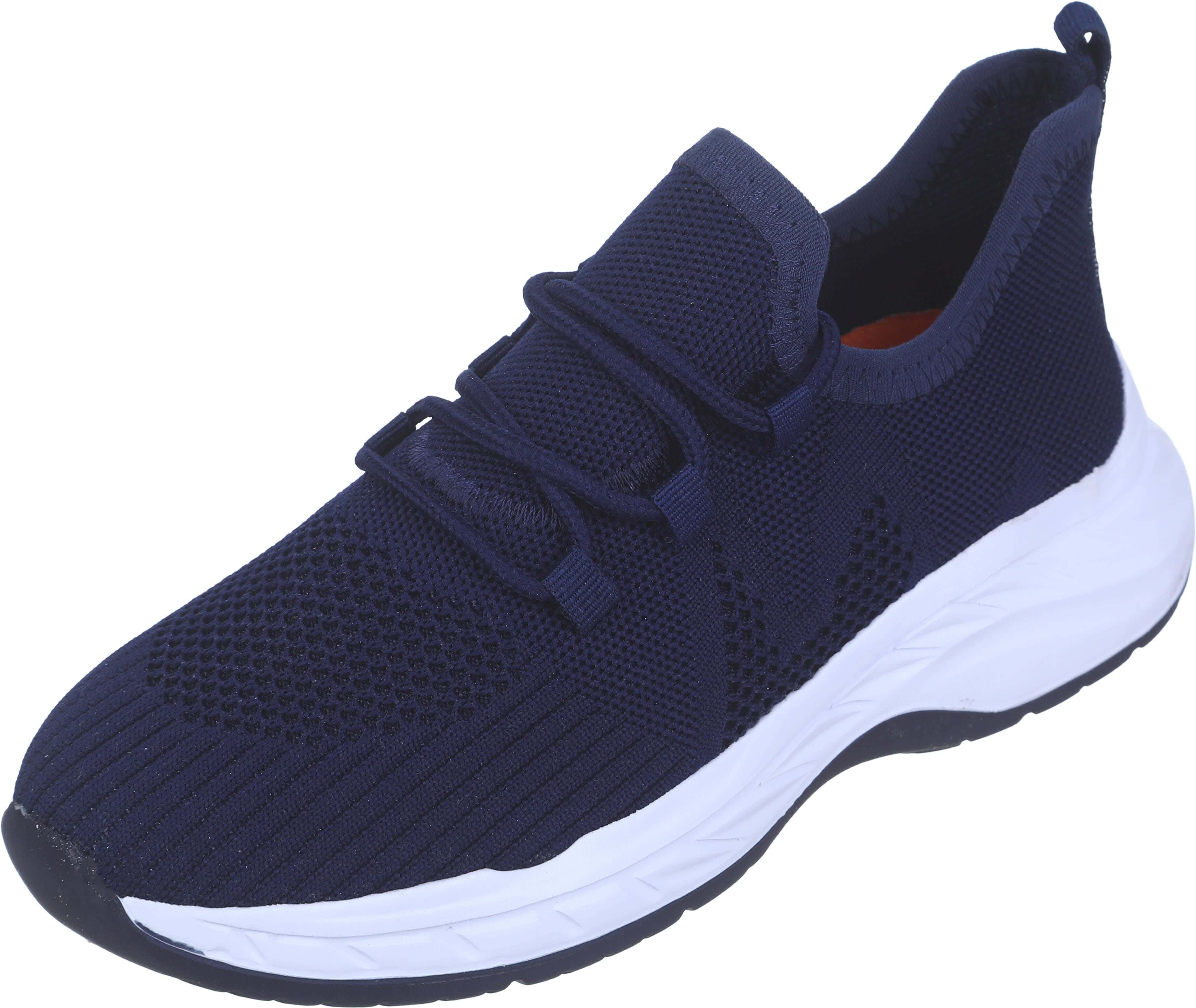knitwear Lace-Up Sneakers For Women's