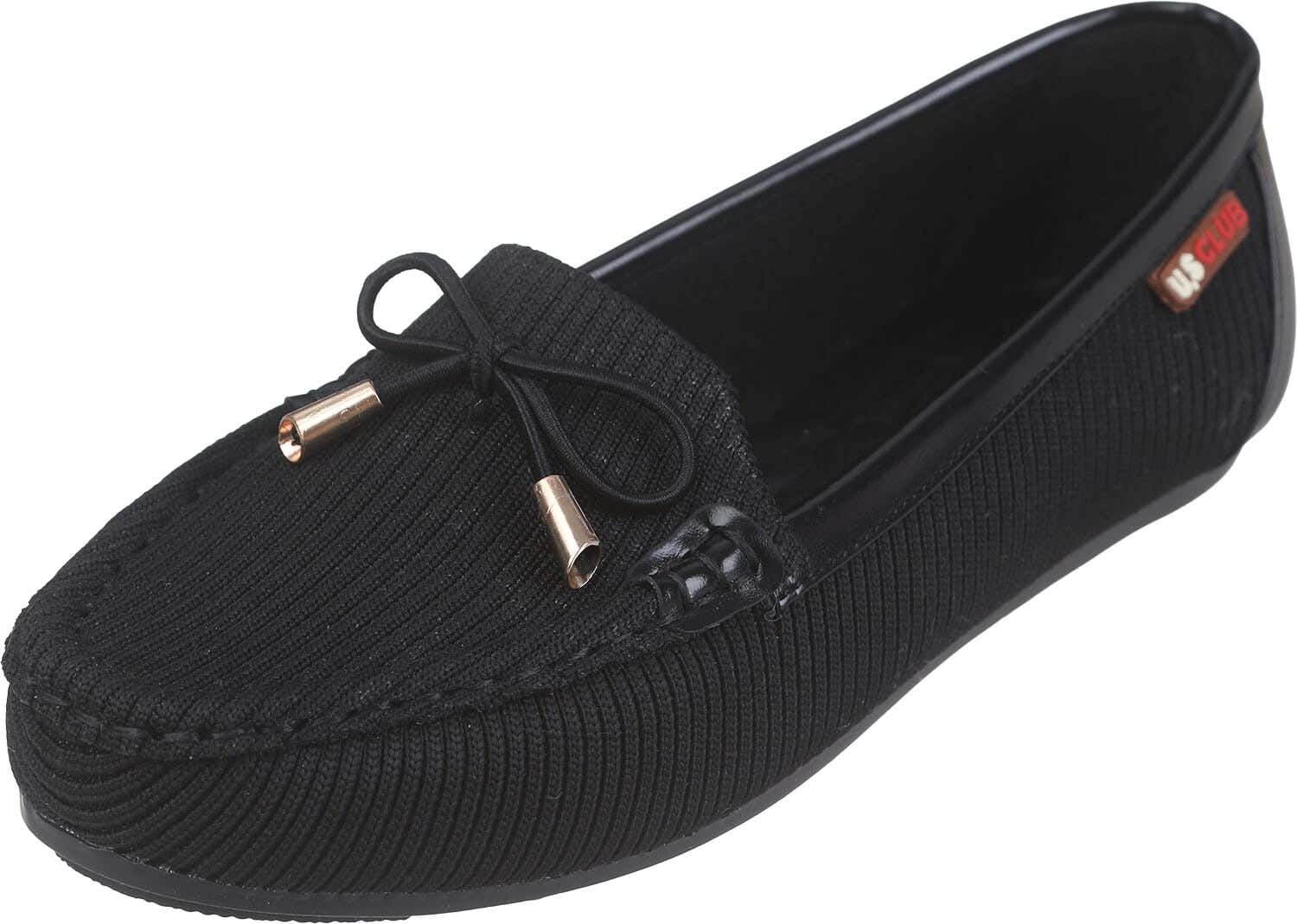 Jacquard Flat Ballerina Shoes for Women