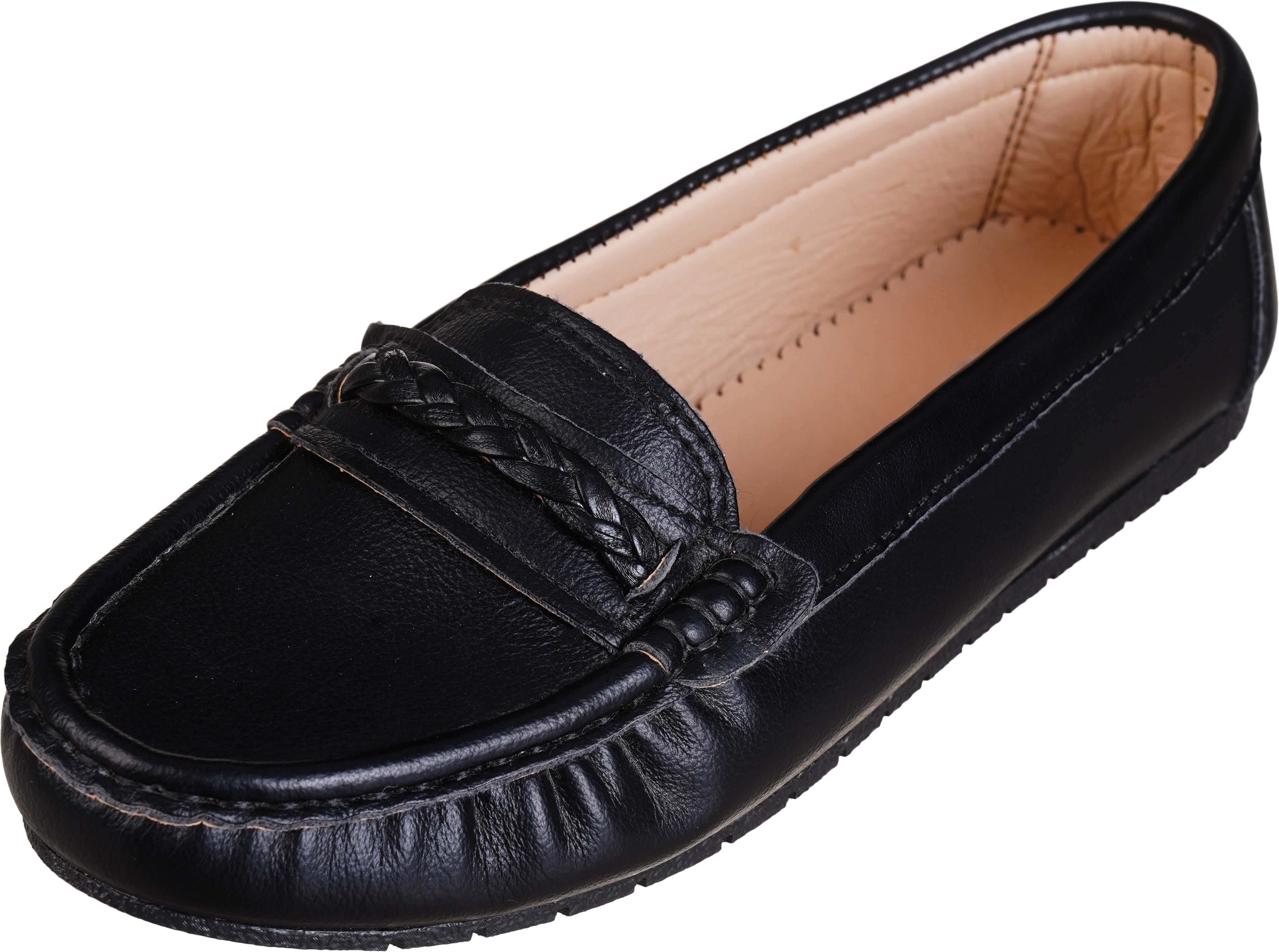 Faux Leather Espadrilles for Women - Black