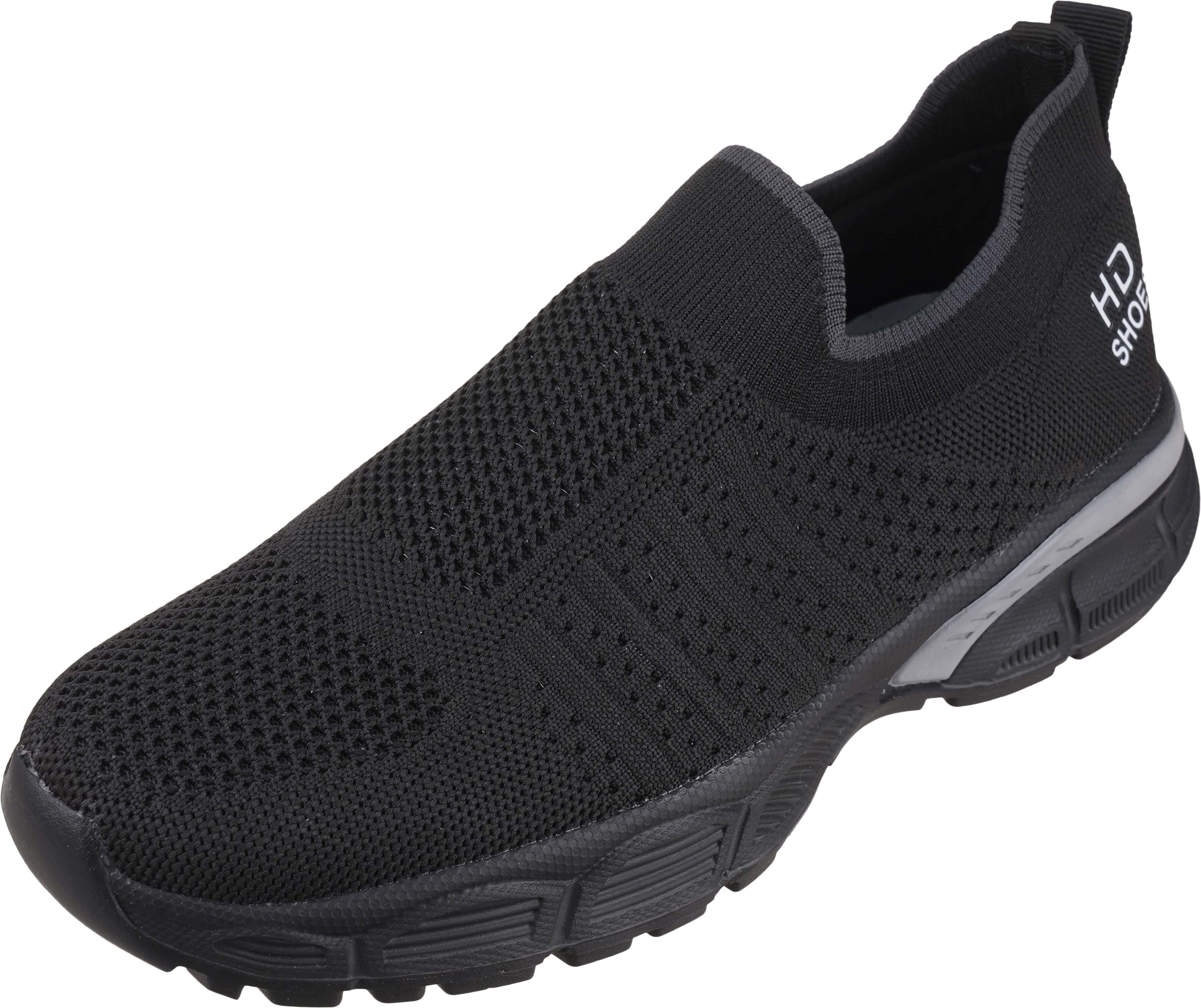 Knitwear Sneakers for Men, 41 EU - Black