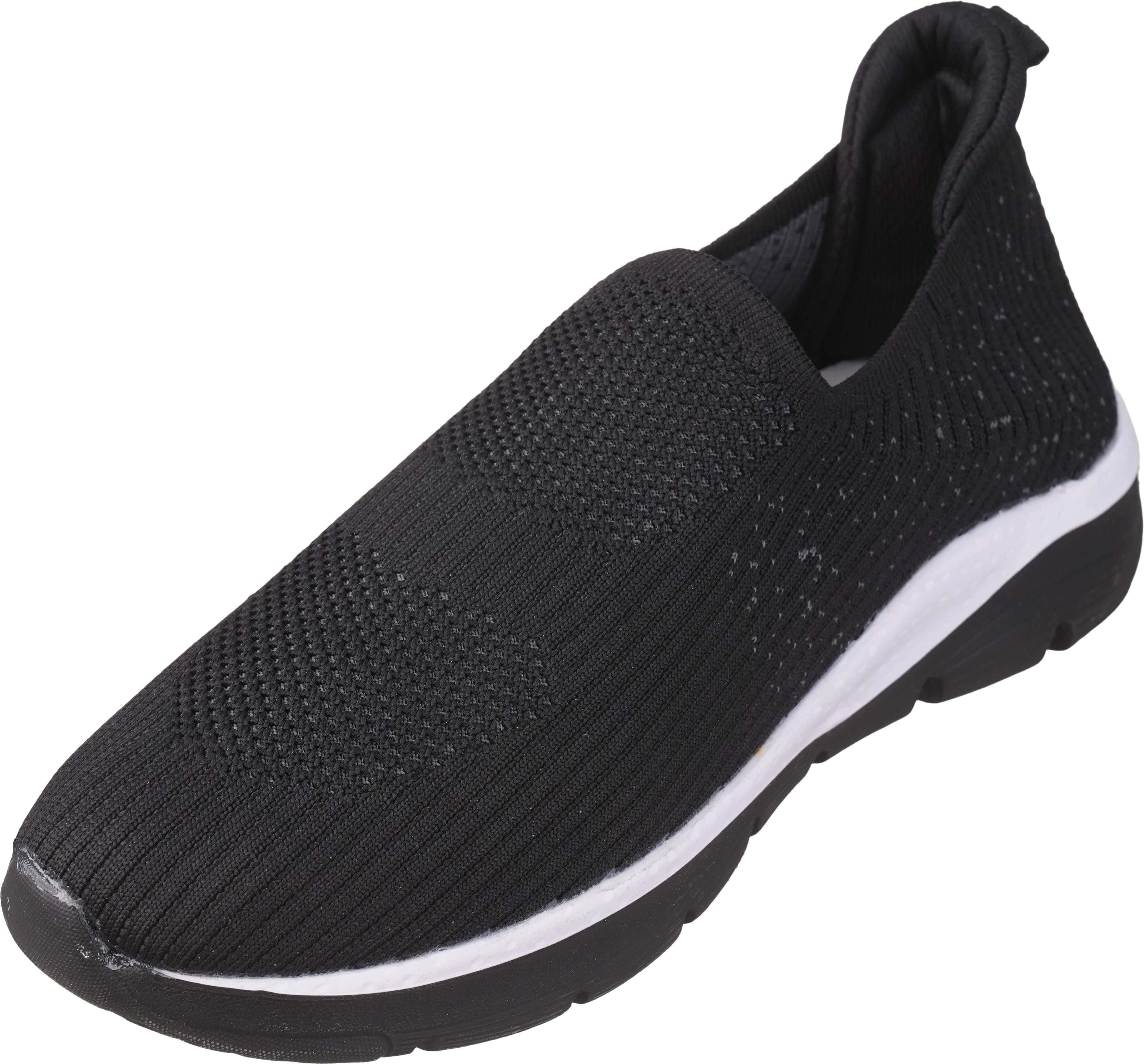 Knitwear Sneakers for Men, 42 EU - Black White