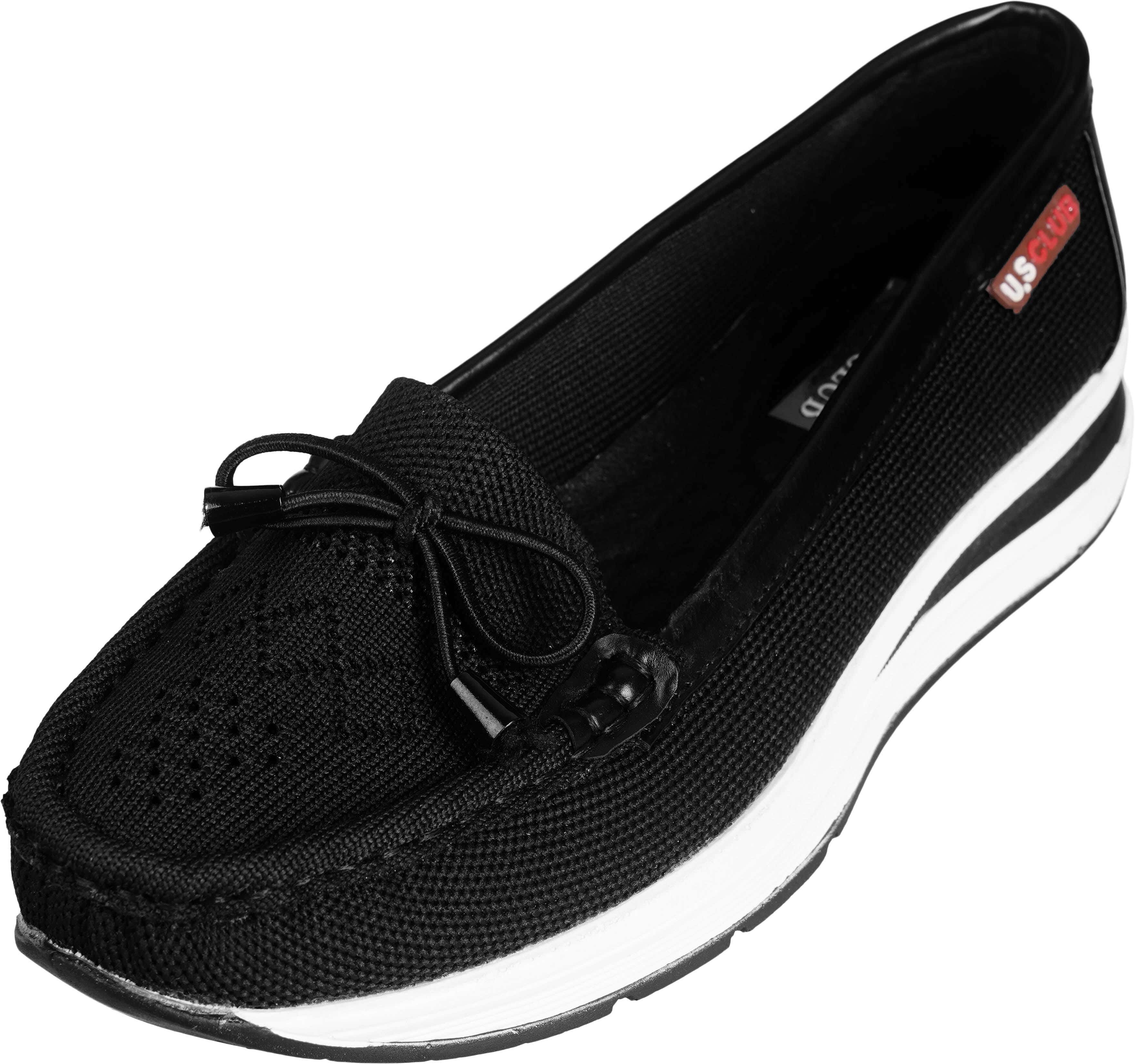 Jacquard Espadrille Shoes For Women's, 38 EU - Black White