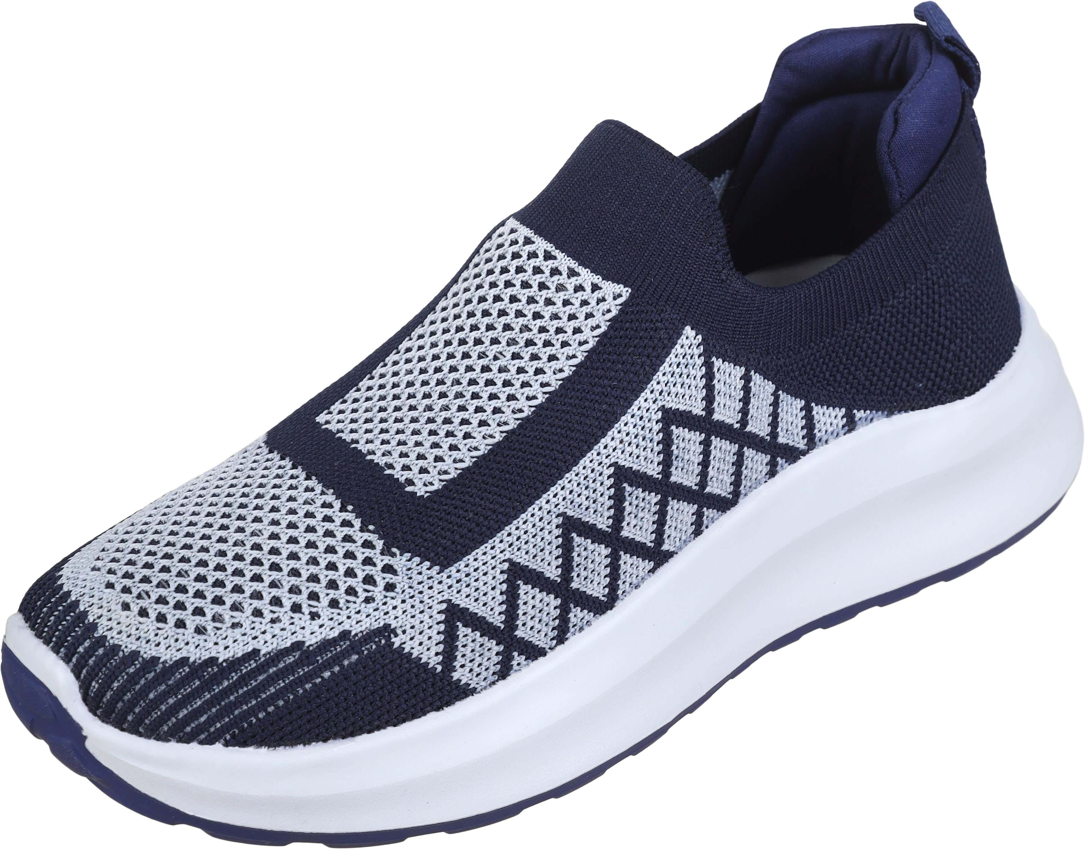 Knitwear sneakers for Women, 37 EU - Navy Grey