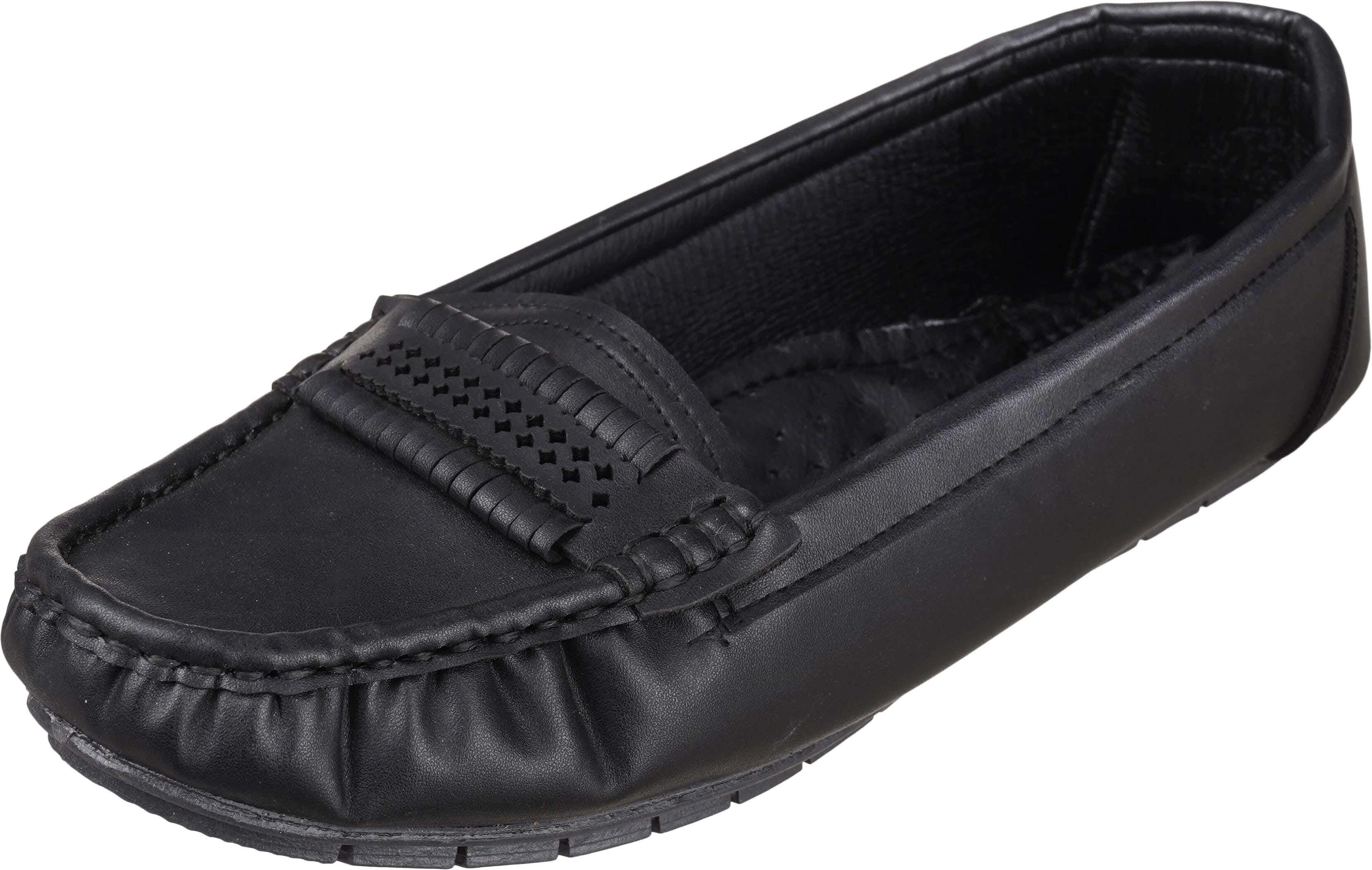 Women's leather Ballerina Shoes, 39 EU - Black