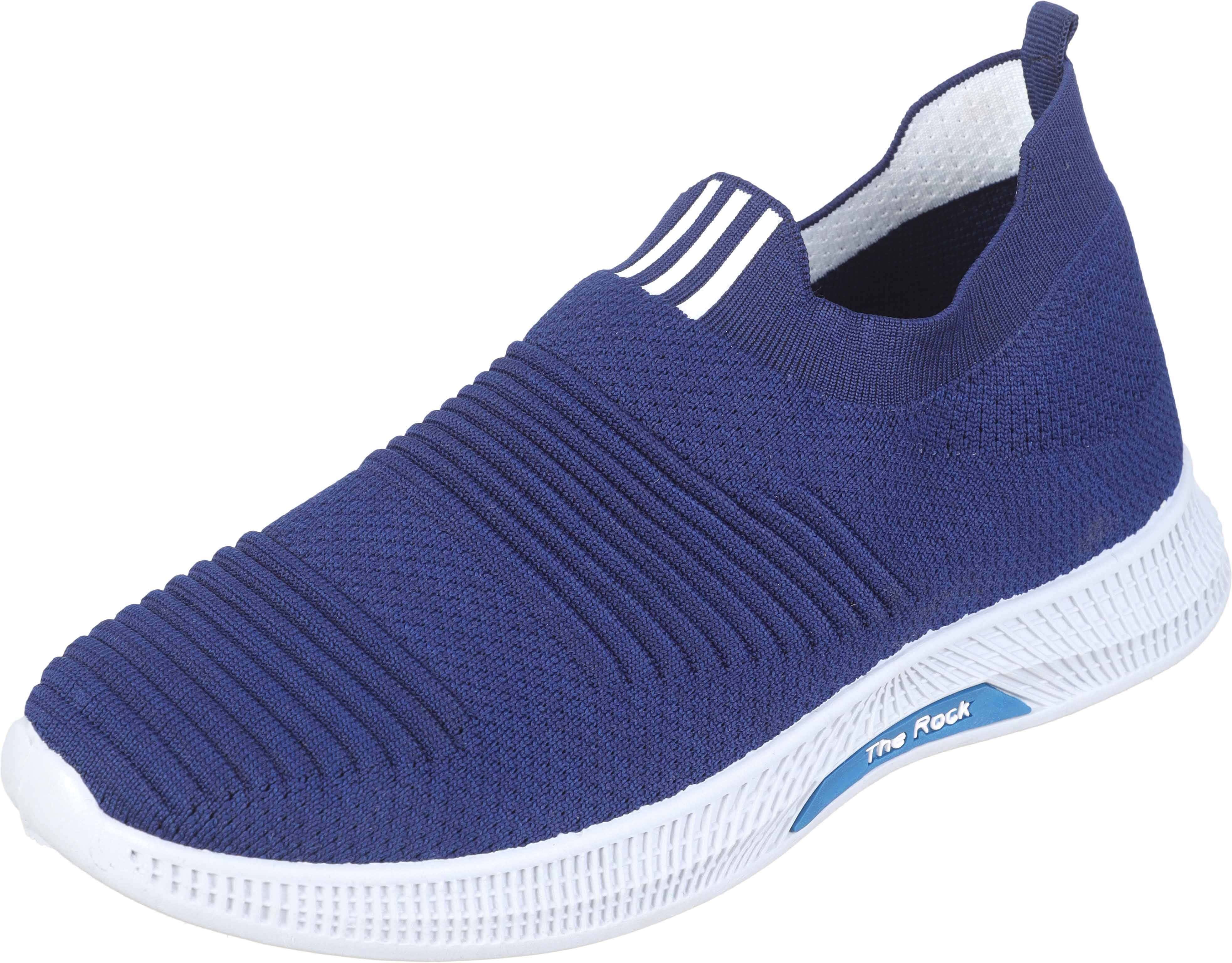 Knitwear Sneakers Shoes For Men, 45 EU - Navy