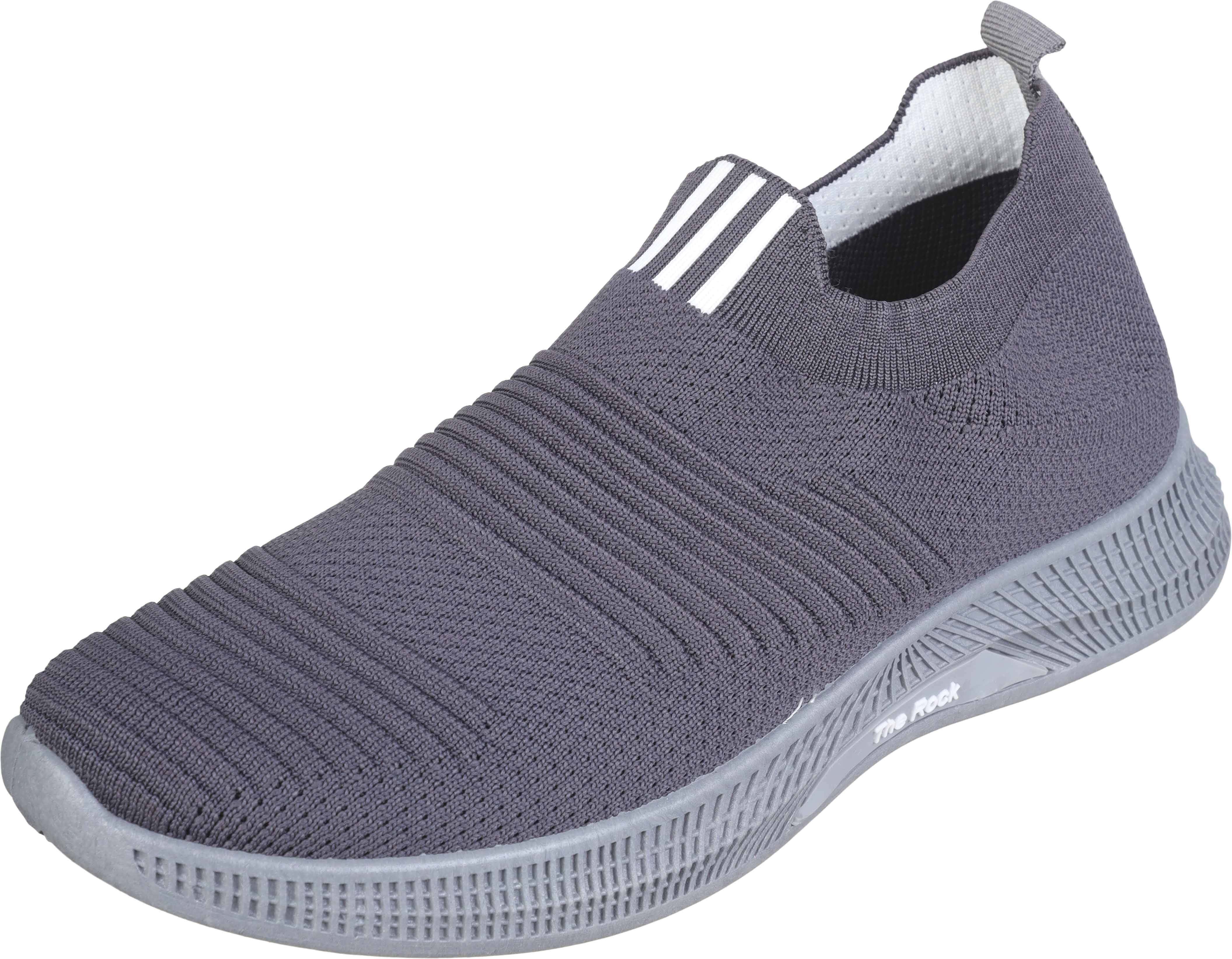 Knitwear Sneakers Shoes For Men, 42 EU - Dark Grey