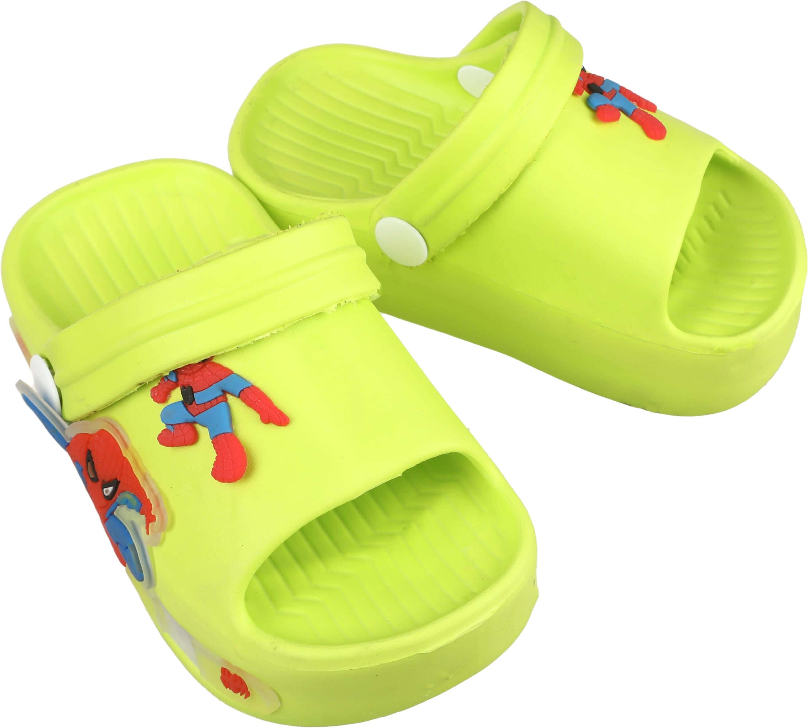 Plastic Slide Light up Slipper for Boys, EU 27 - Lemon