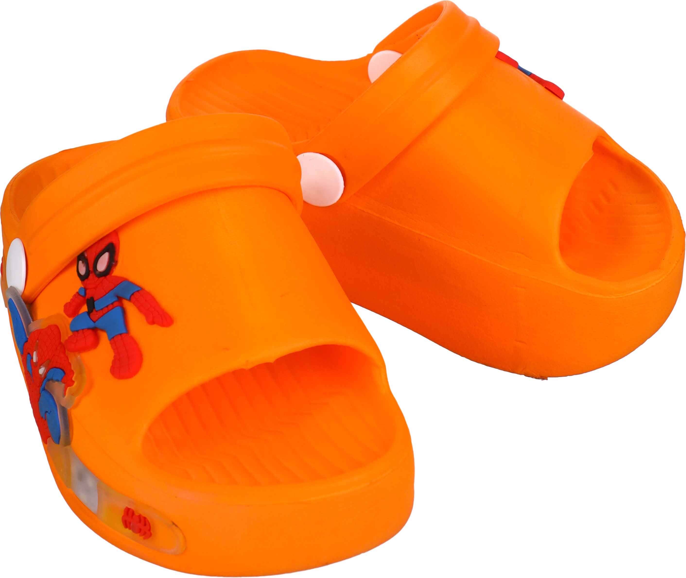 plastic Slide Slipper Light-up for Boys, EU 23 - Orange