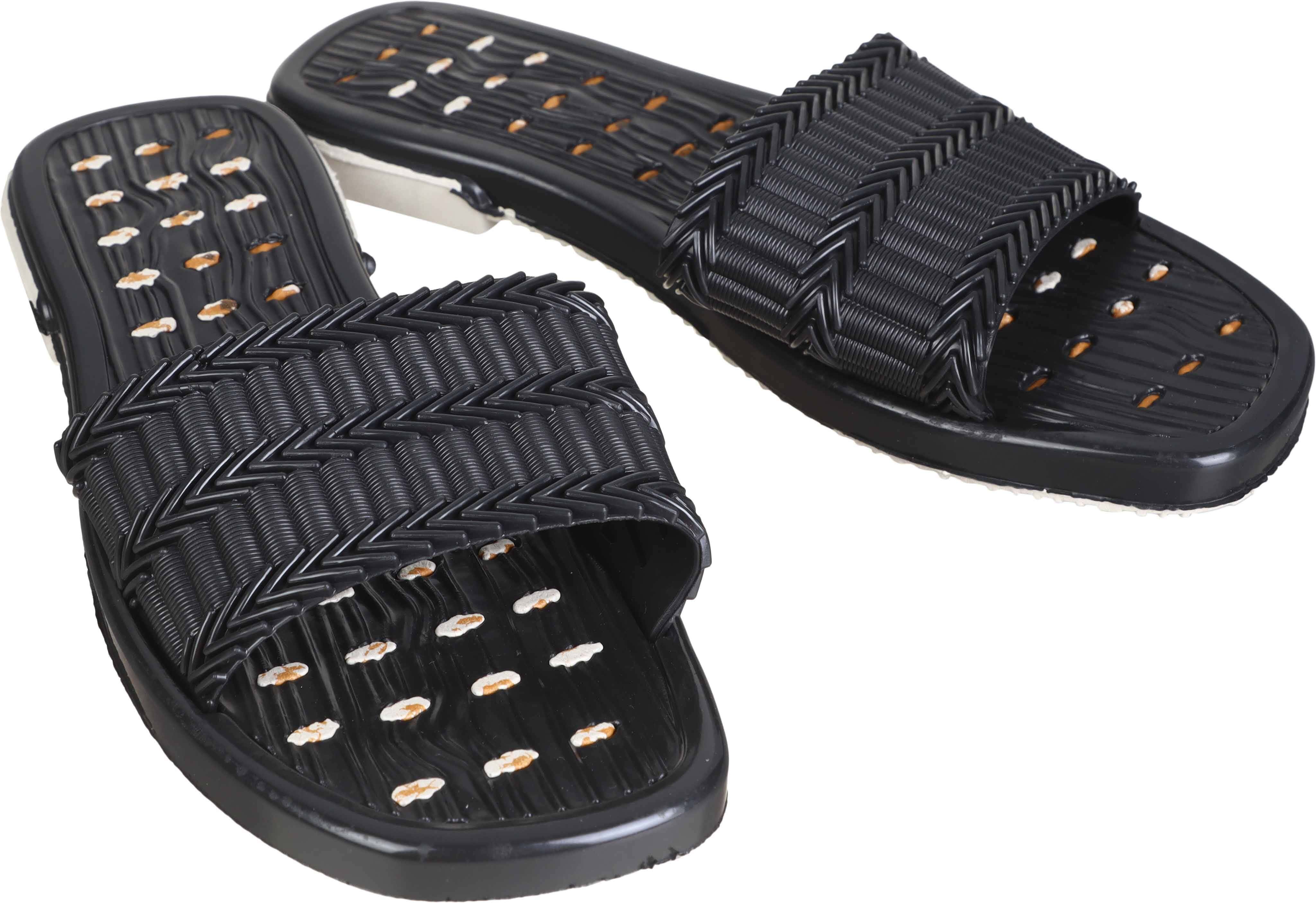 Plastic Slide Slippers for Women, 38 EU - Black