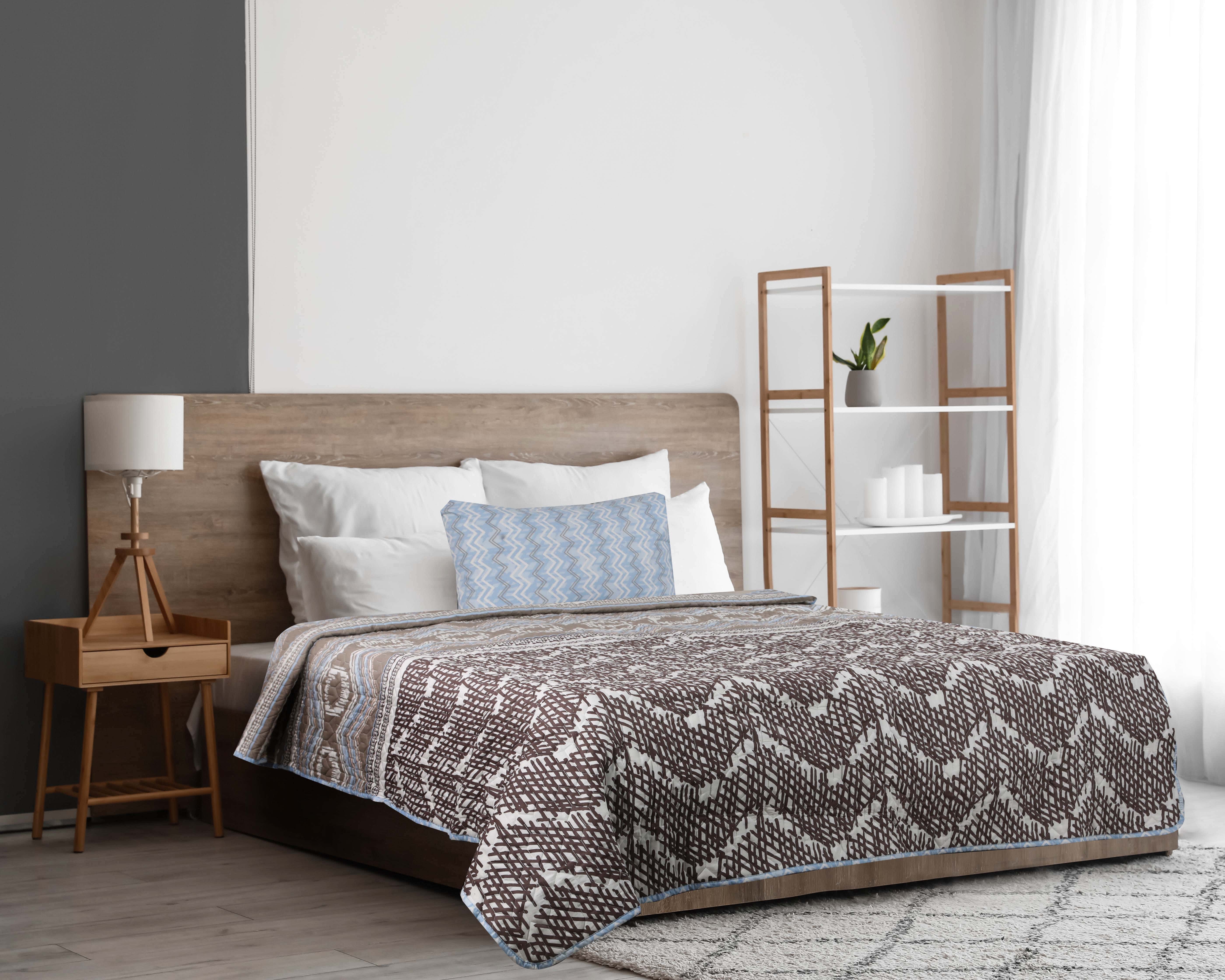 Al Maamoun Comforters Set, 4 Pieces - Multicolor