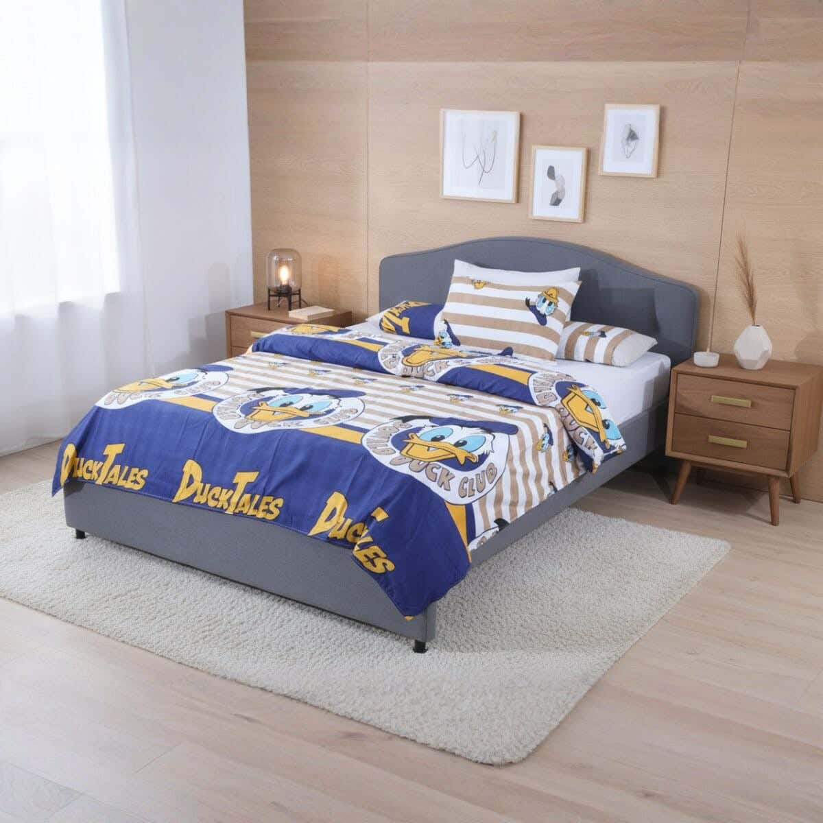 Fabric Baby Bed Sheet Set, 3 Pieces, 240×170 cm - Multicolor