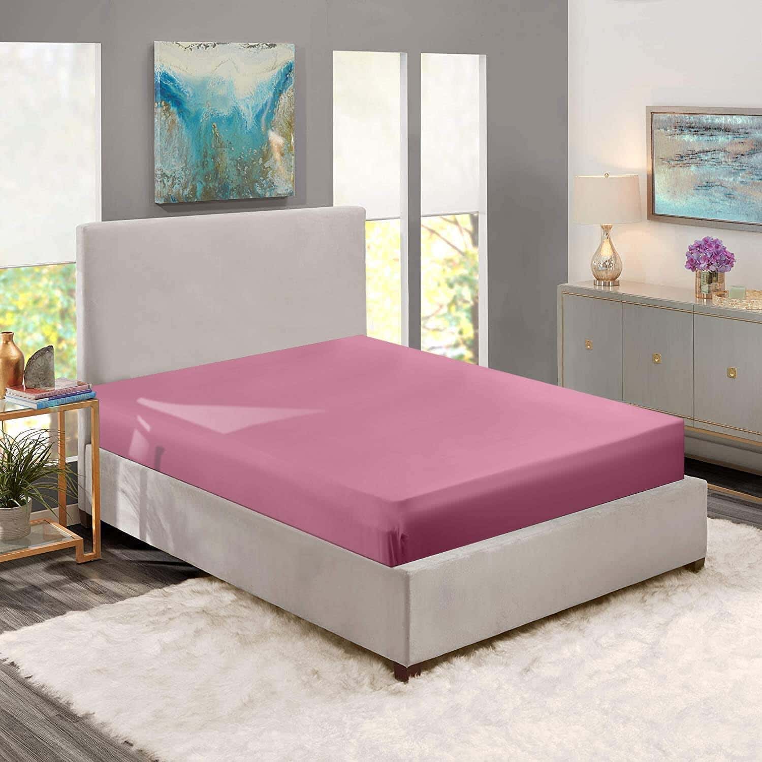Nice Home Cotton Bed Sheet,180×200 cm - Kashmir