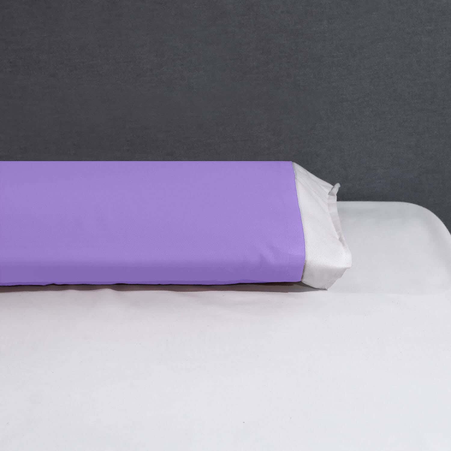 Nice Home Cotton Long Pillow Cover, 120×50 cm - Mauve